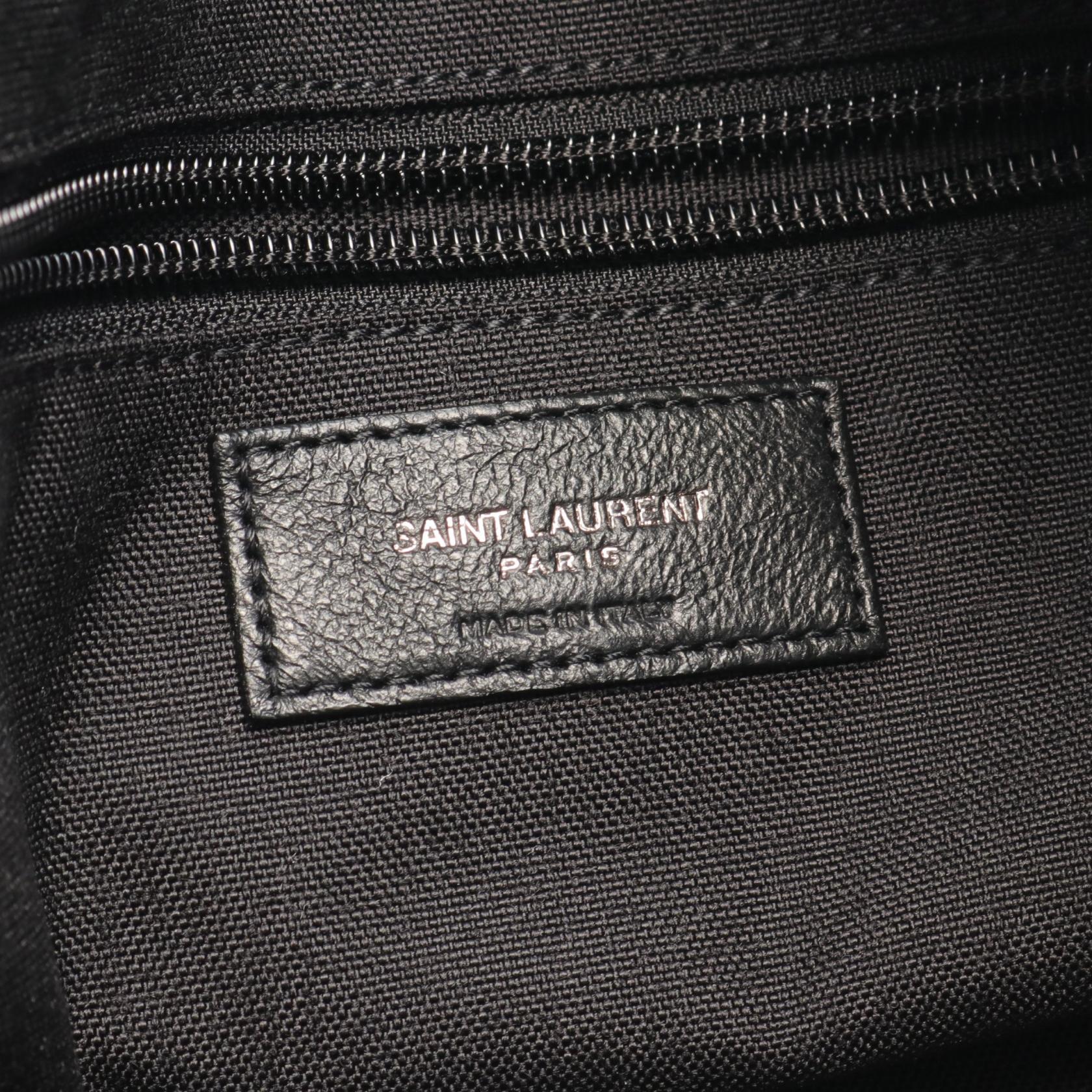 Saint Laurent NUXX Nylon Duffel Bag Black