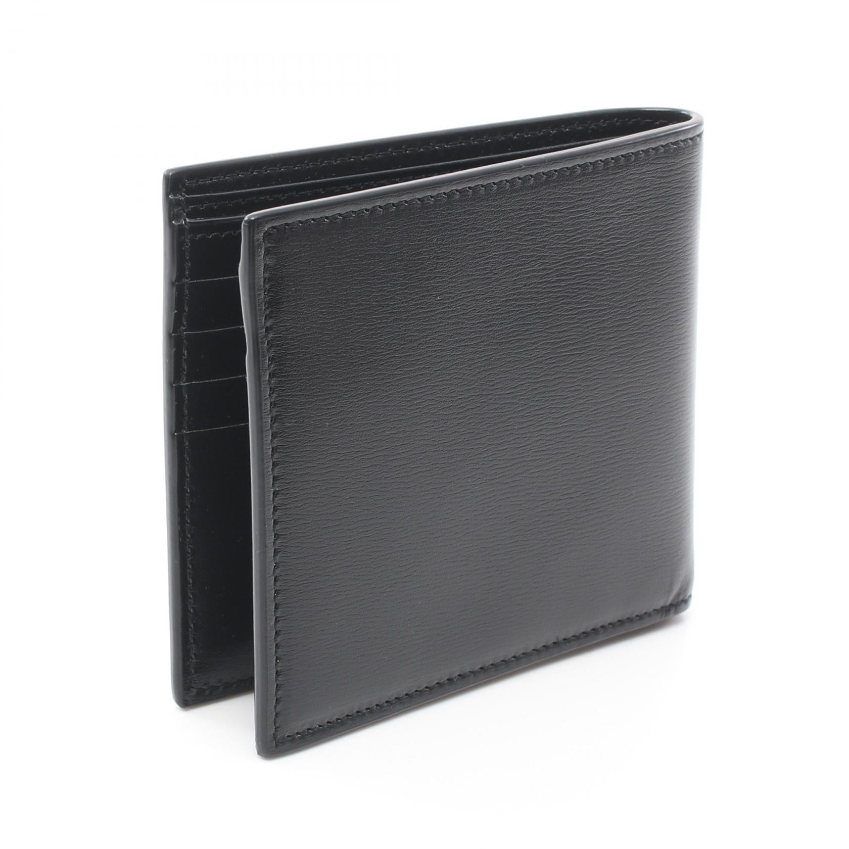 Saint Laurent Leather Wallet Black