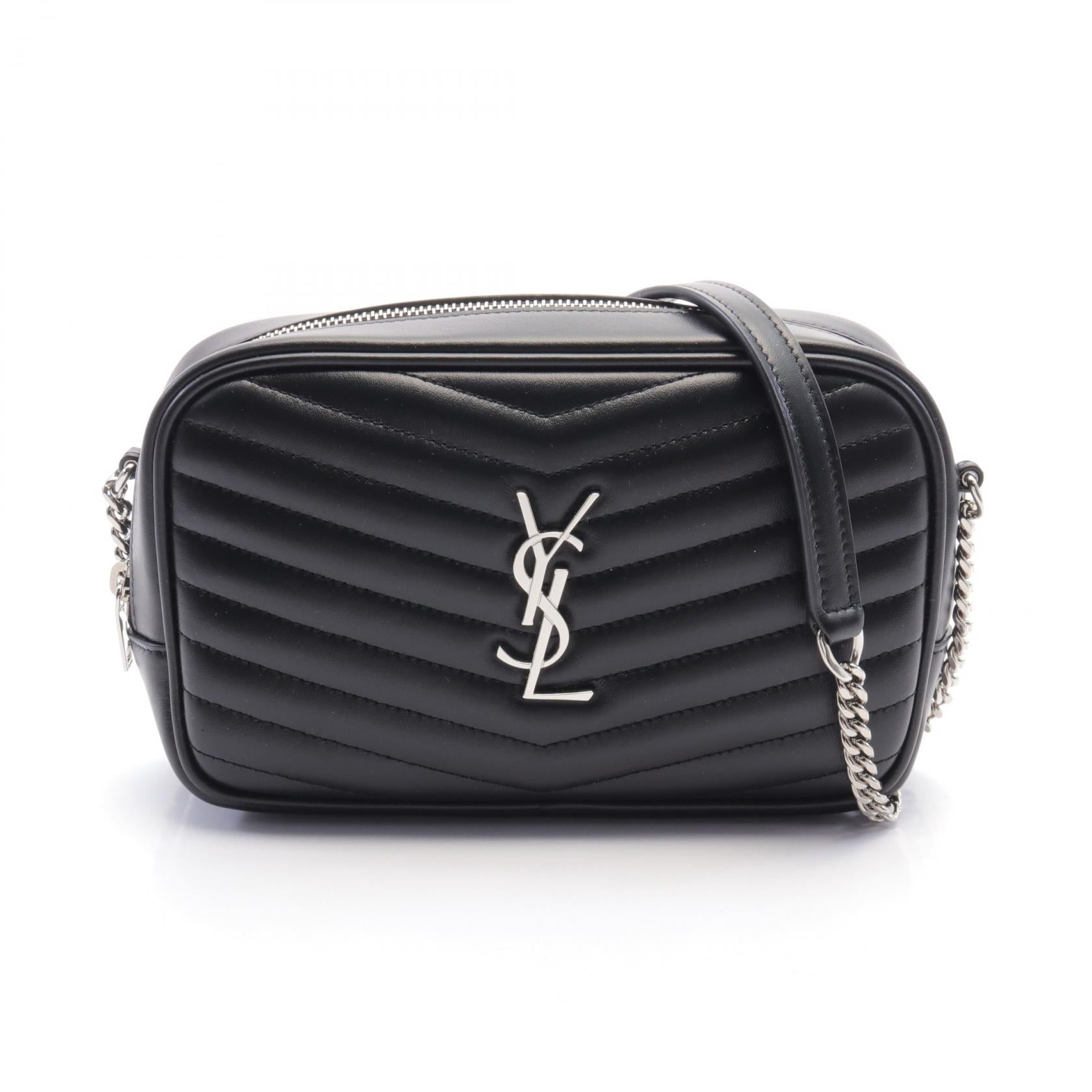 Saint Laurent Lou Mini Leather Shoulder Bag