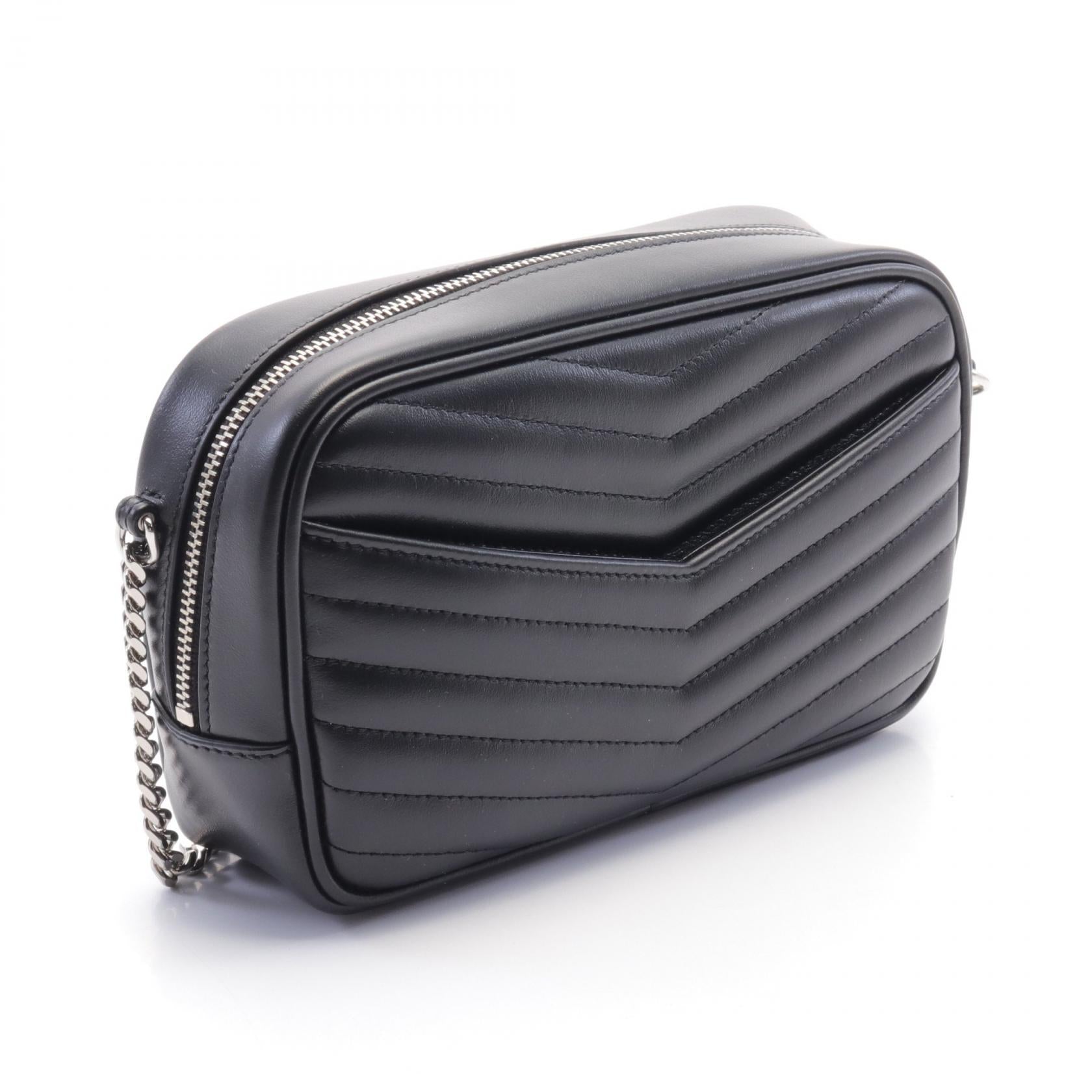 Saint Laurent Lou Mini Leather Shoulder Bag