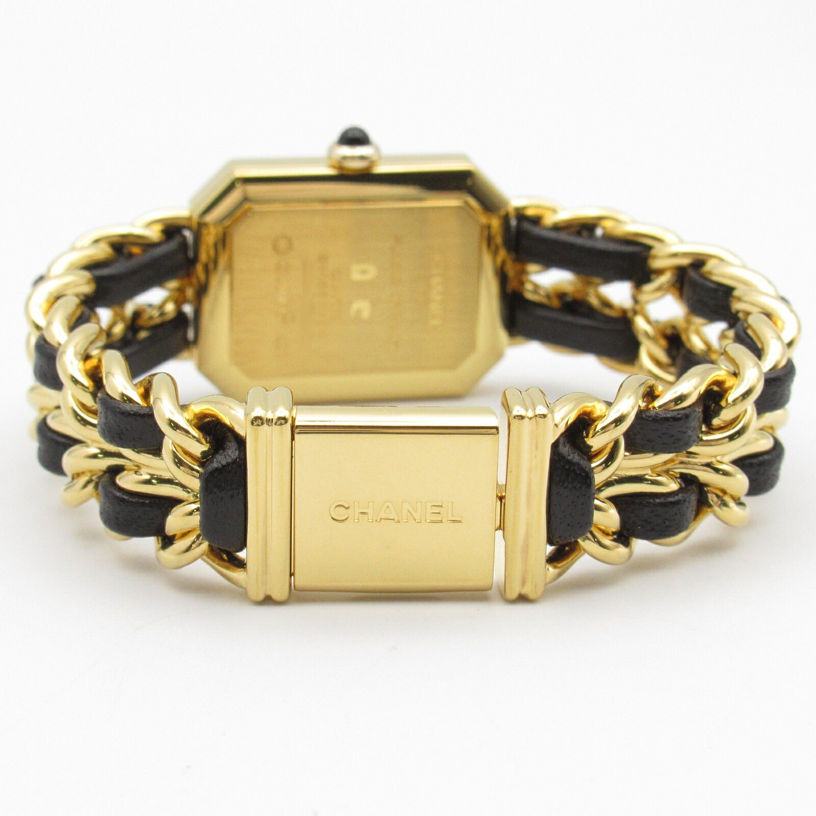 Chanel Premiere S Watch Gold Plated Leather