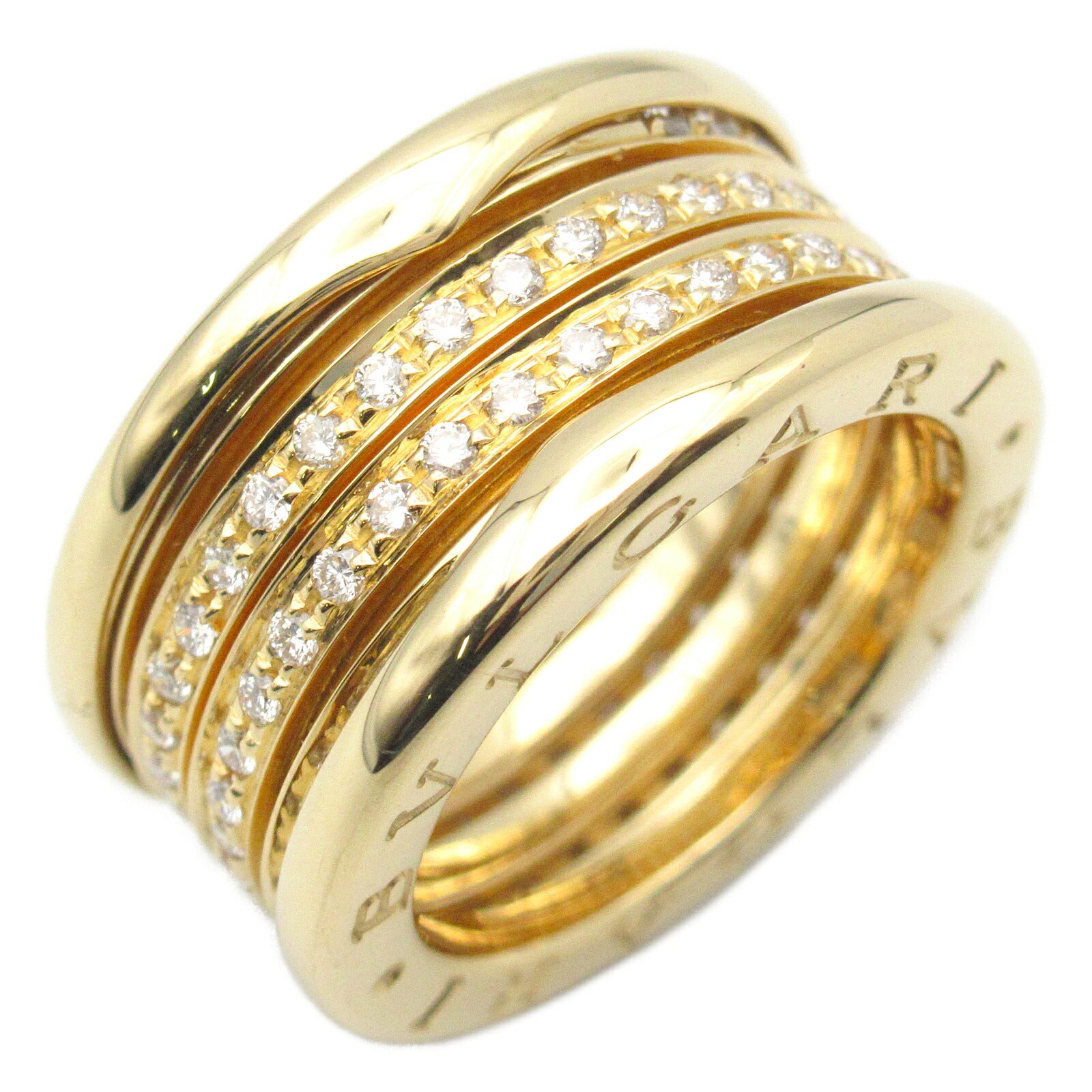 Bvlgari B-zero1 Diamond Ring K18 Yellow Gold