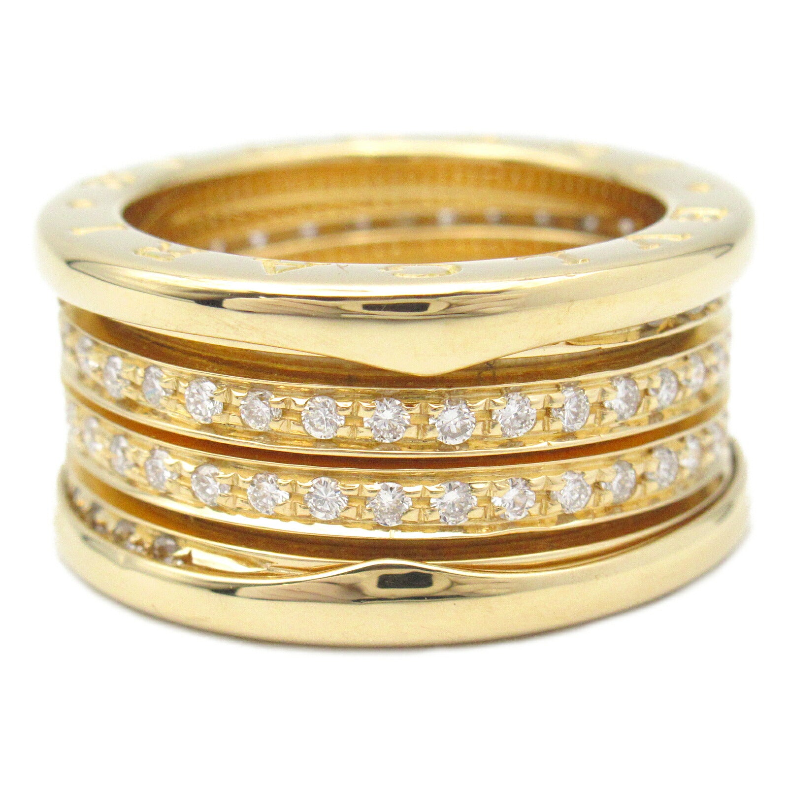 Bvlgari B-zero1 Diamond Ring K18 Yellow Gold