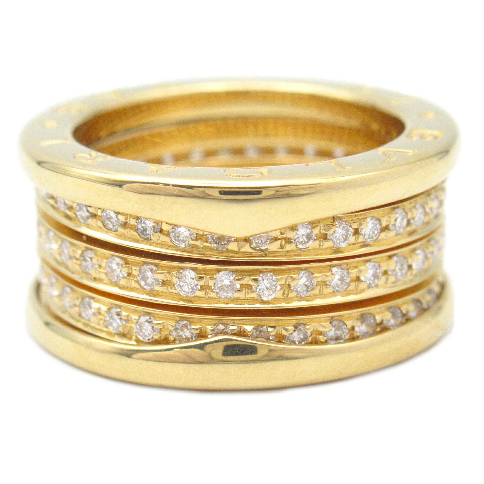 Bvlgari B-zero1 Diamond Ring K18 Yellow Gold