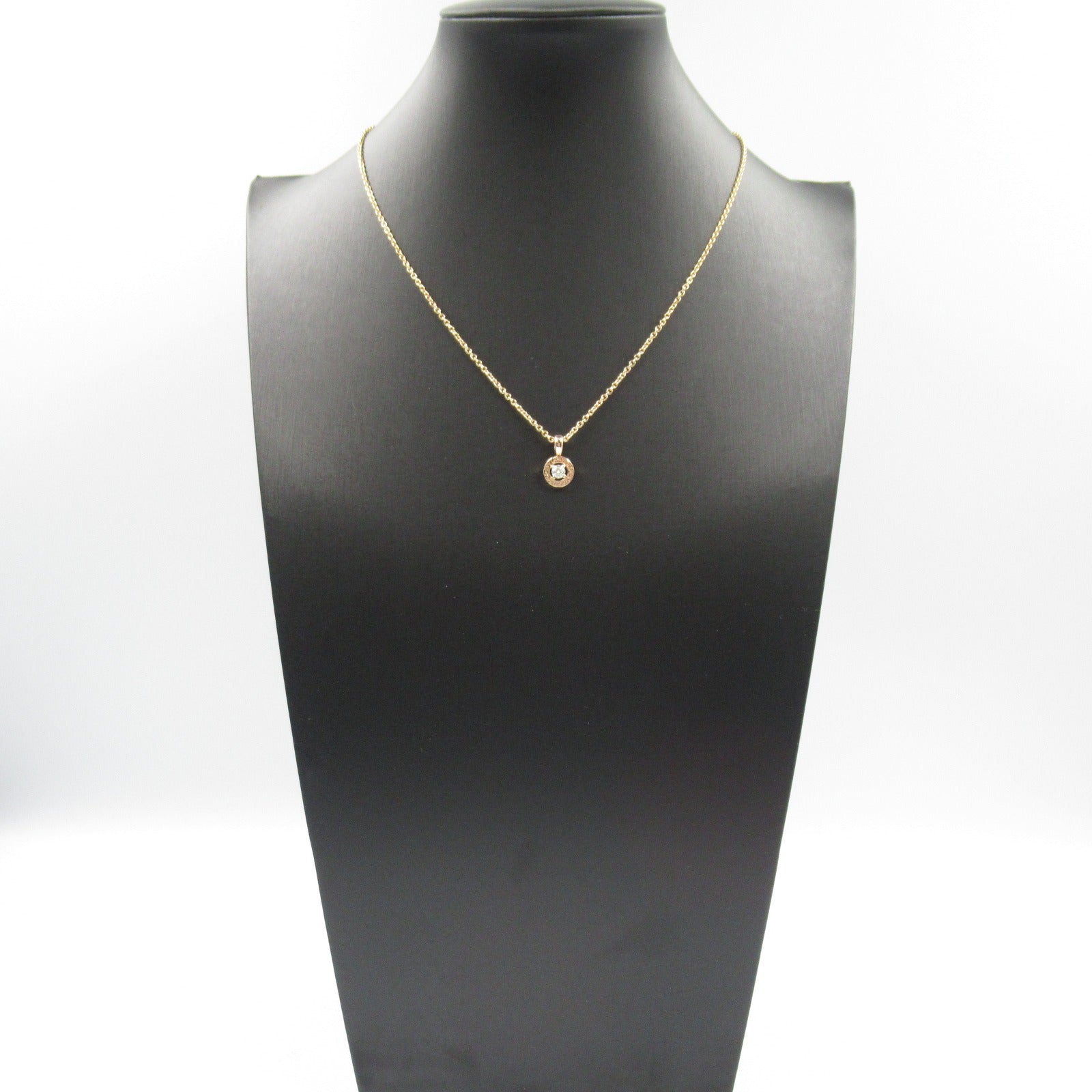 Bvlgari Diamond Necklace K18PG Pink Gold