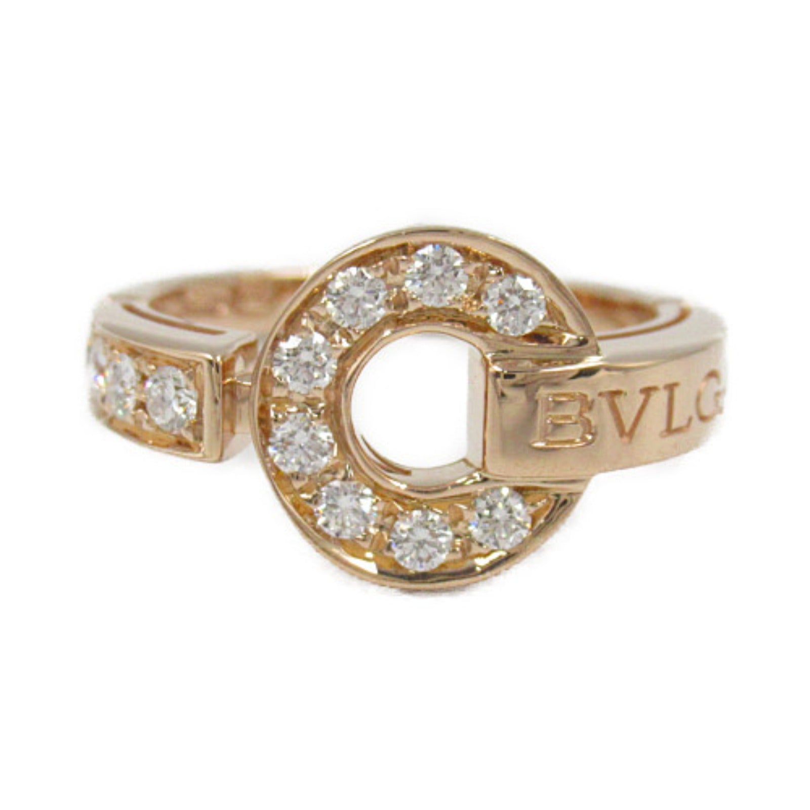 Bvlgari Diamond Ring K18PG Pink Gold