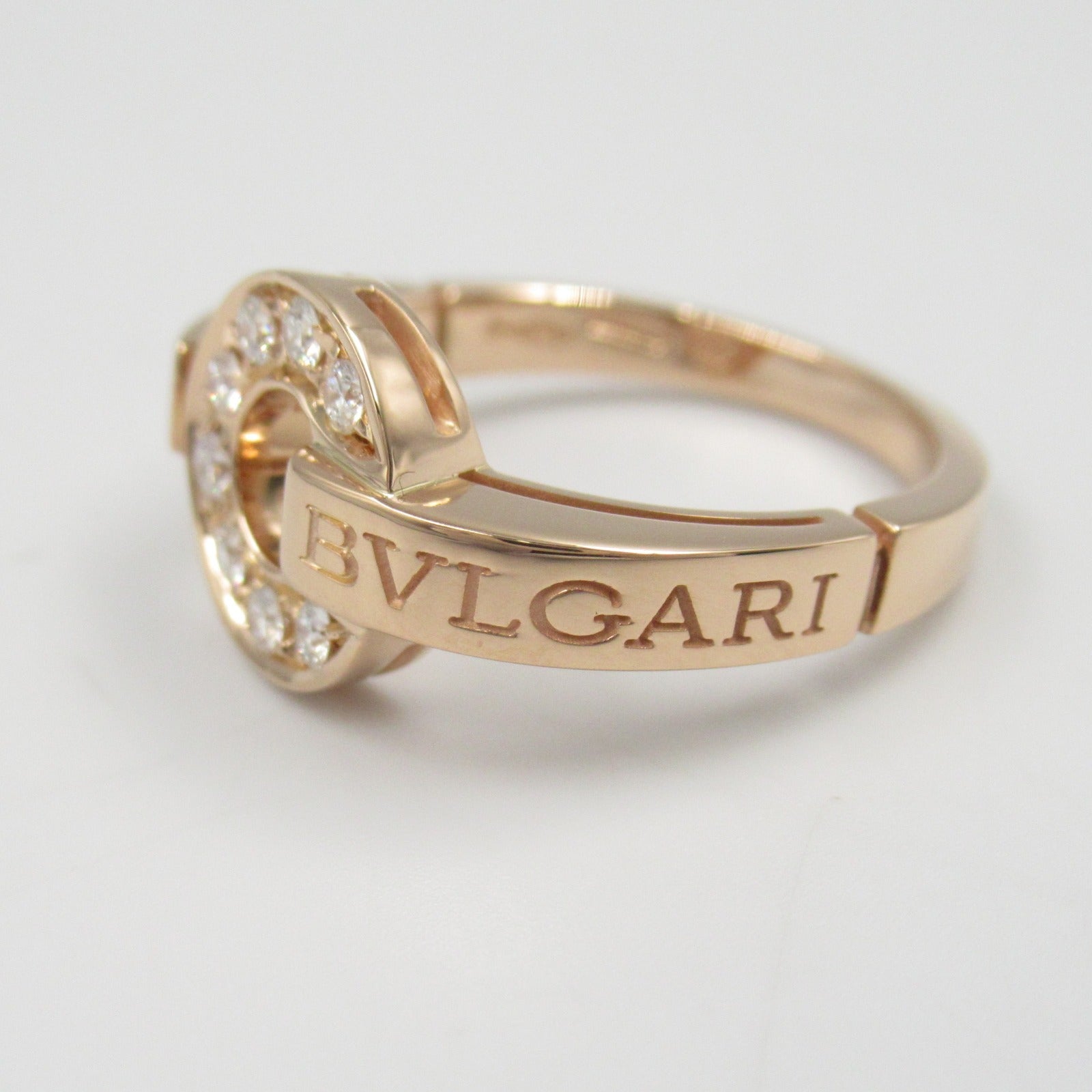 Bvlgari Diamond Ring K18PG Pink Gold