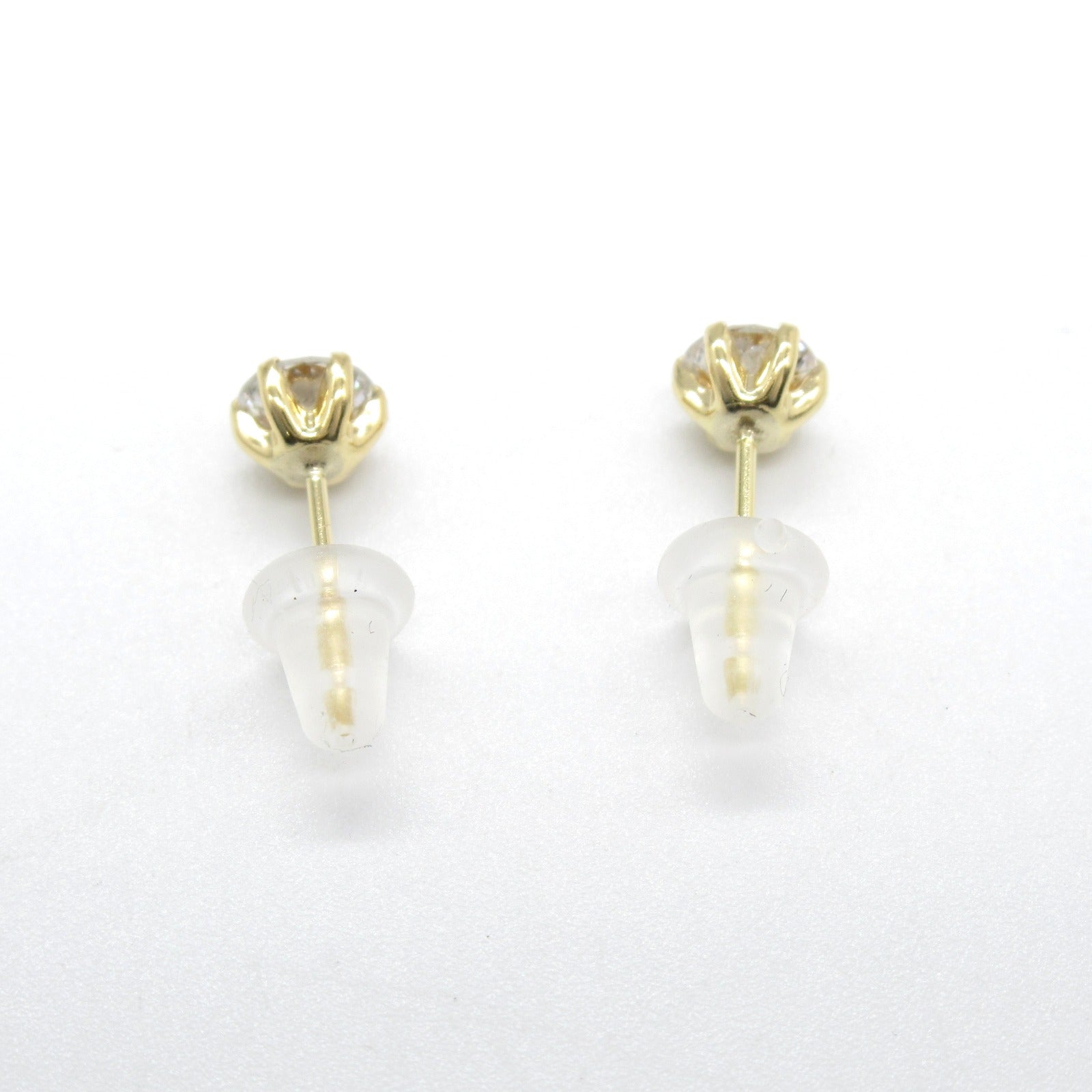 Diamond Earrings K18 Yellow Gold Jewelry