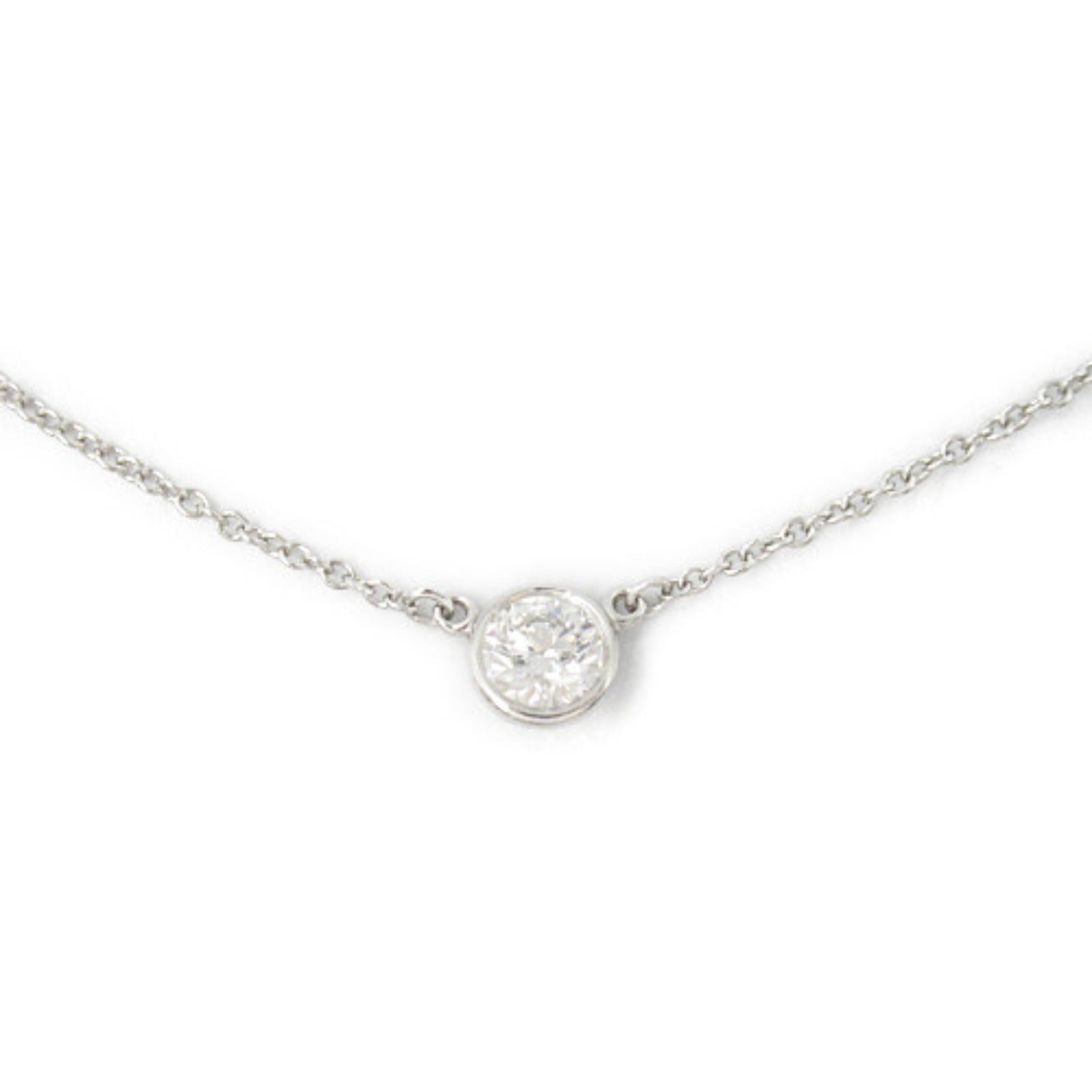 Tiffany & Co Platinum Diamond Necklace