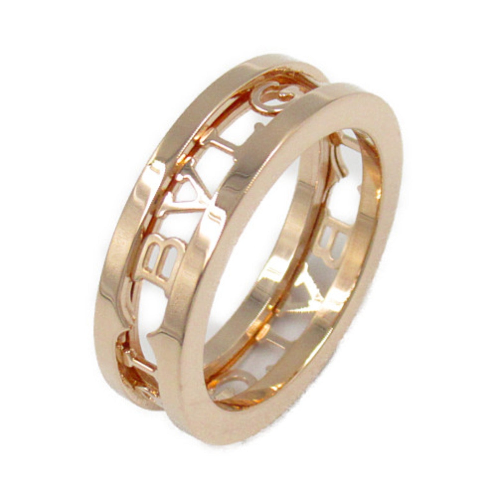 Bvlgari B-zero1 Logo Spiral Ring K18PG Gold