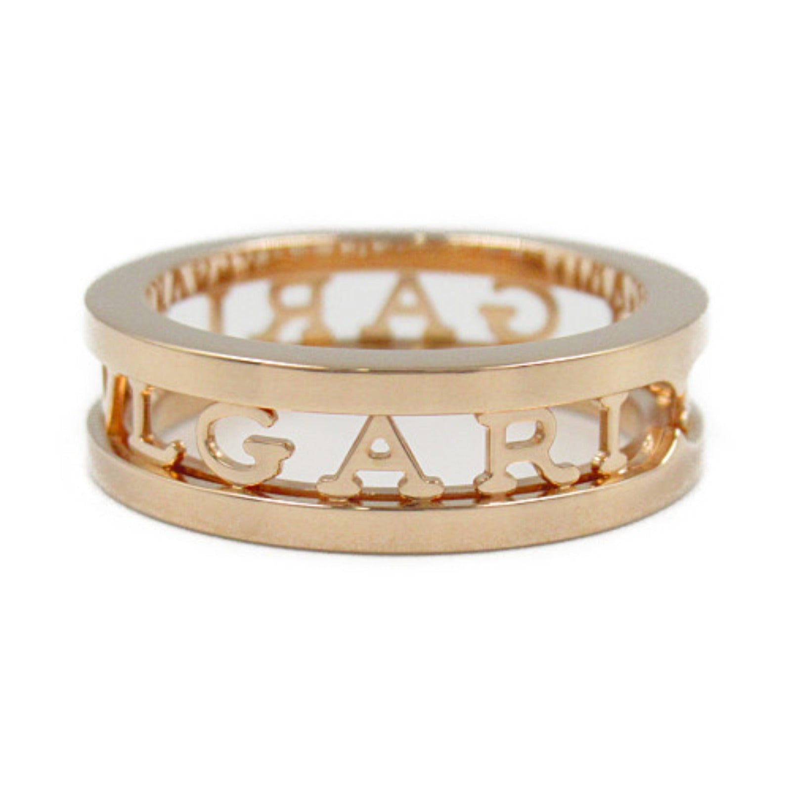 Bvlgari B-zero1 Logo Spiral Ring K18PG Gold