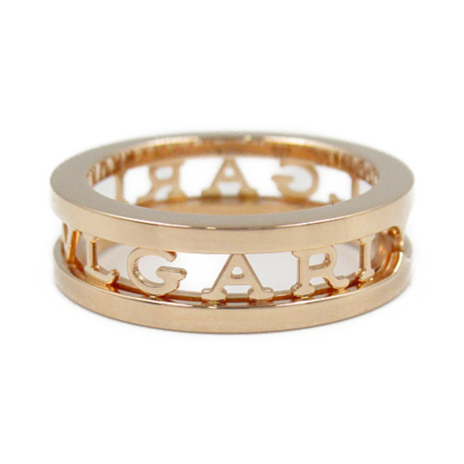 Bvlgari B-zero1 Logo Spiral Ring K18PG Gold