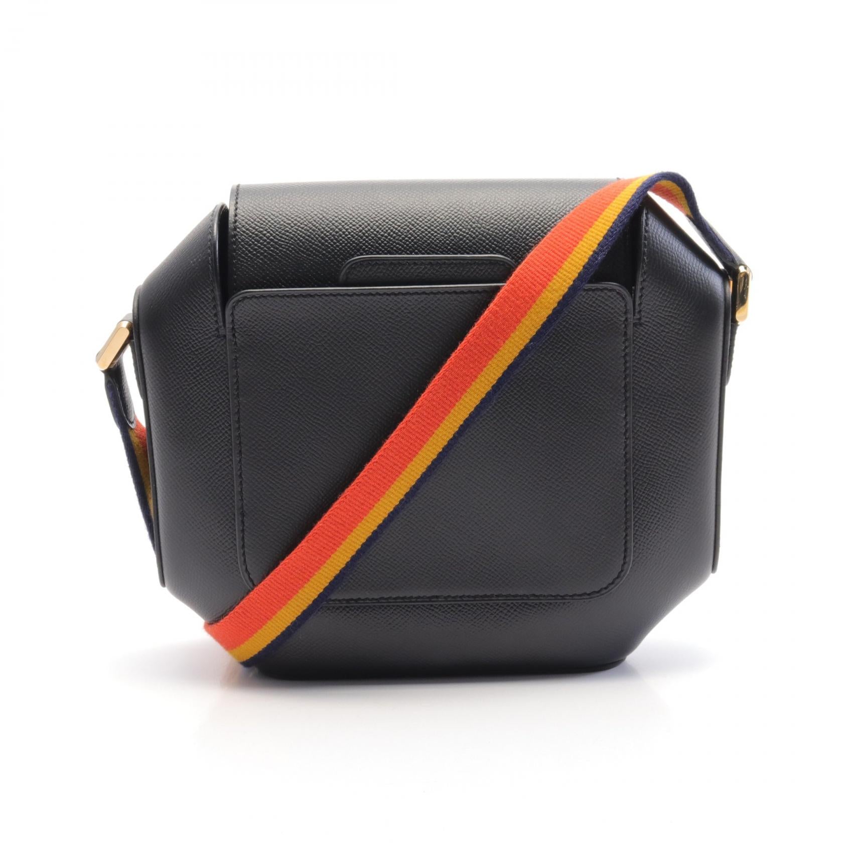 Hermes Octagon Shoulder Bag Black