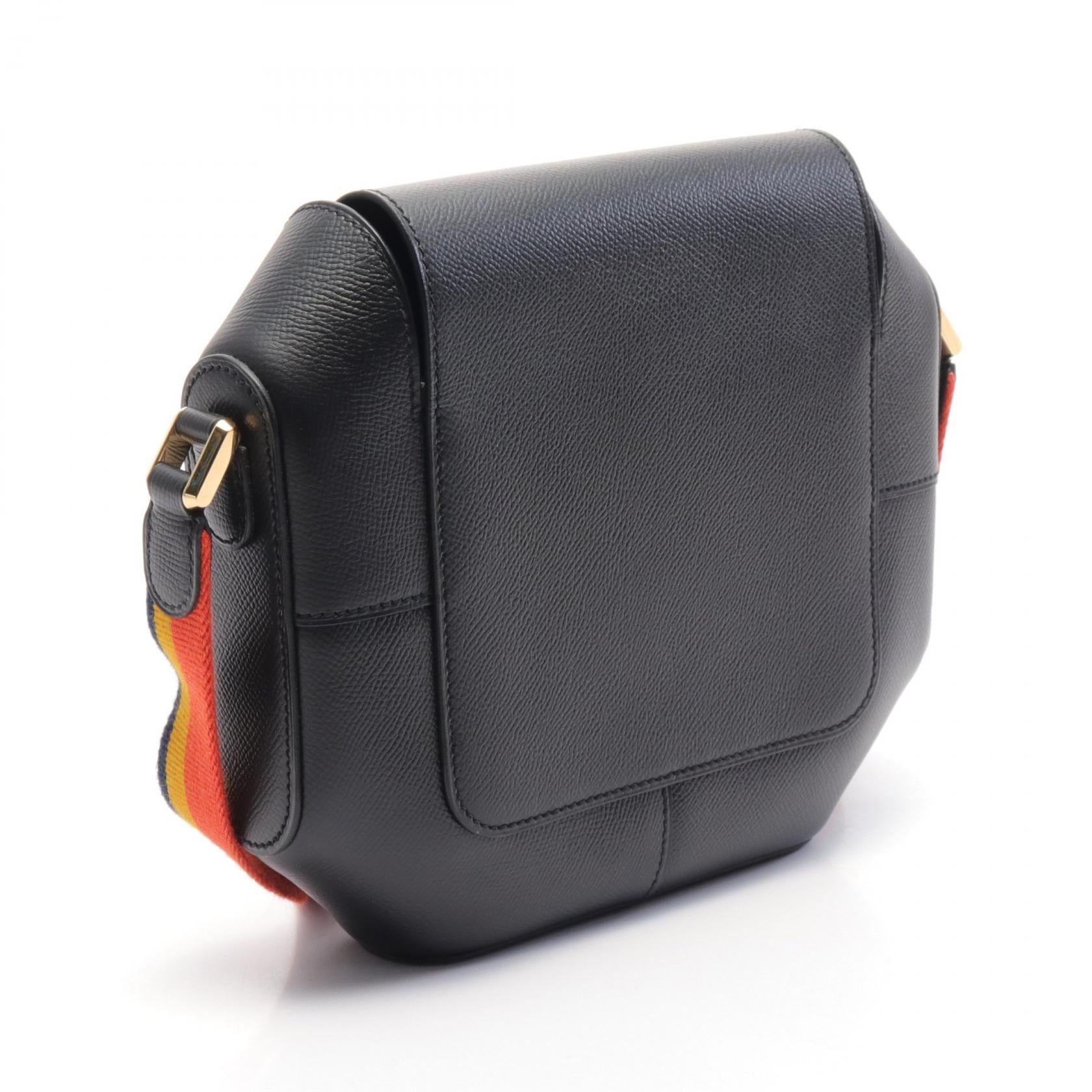 Hermes Octagon Shoulder Bag Black