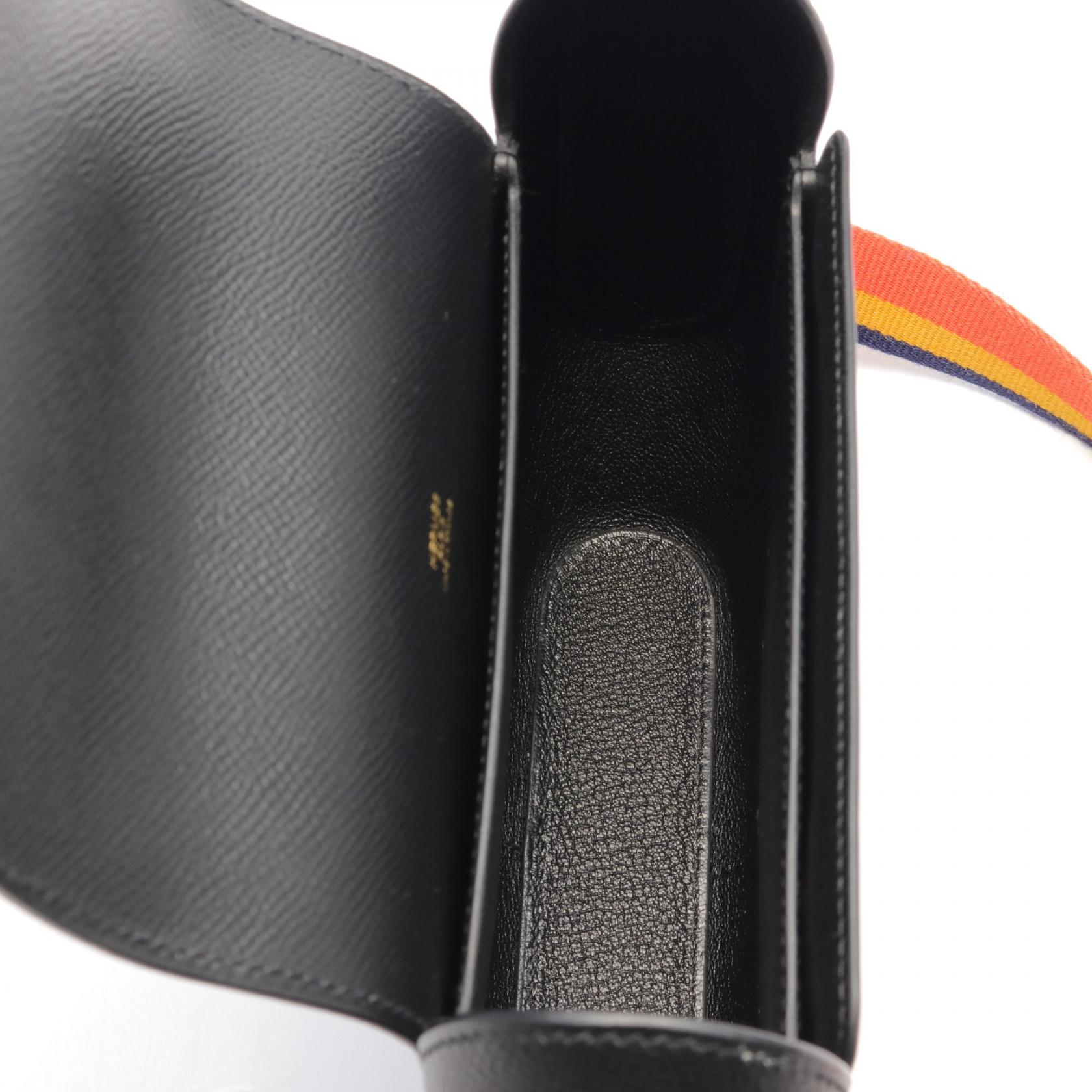 Hermes Octagon Shoulder Bag Black