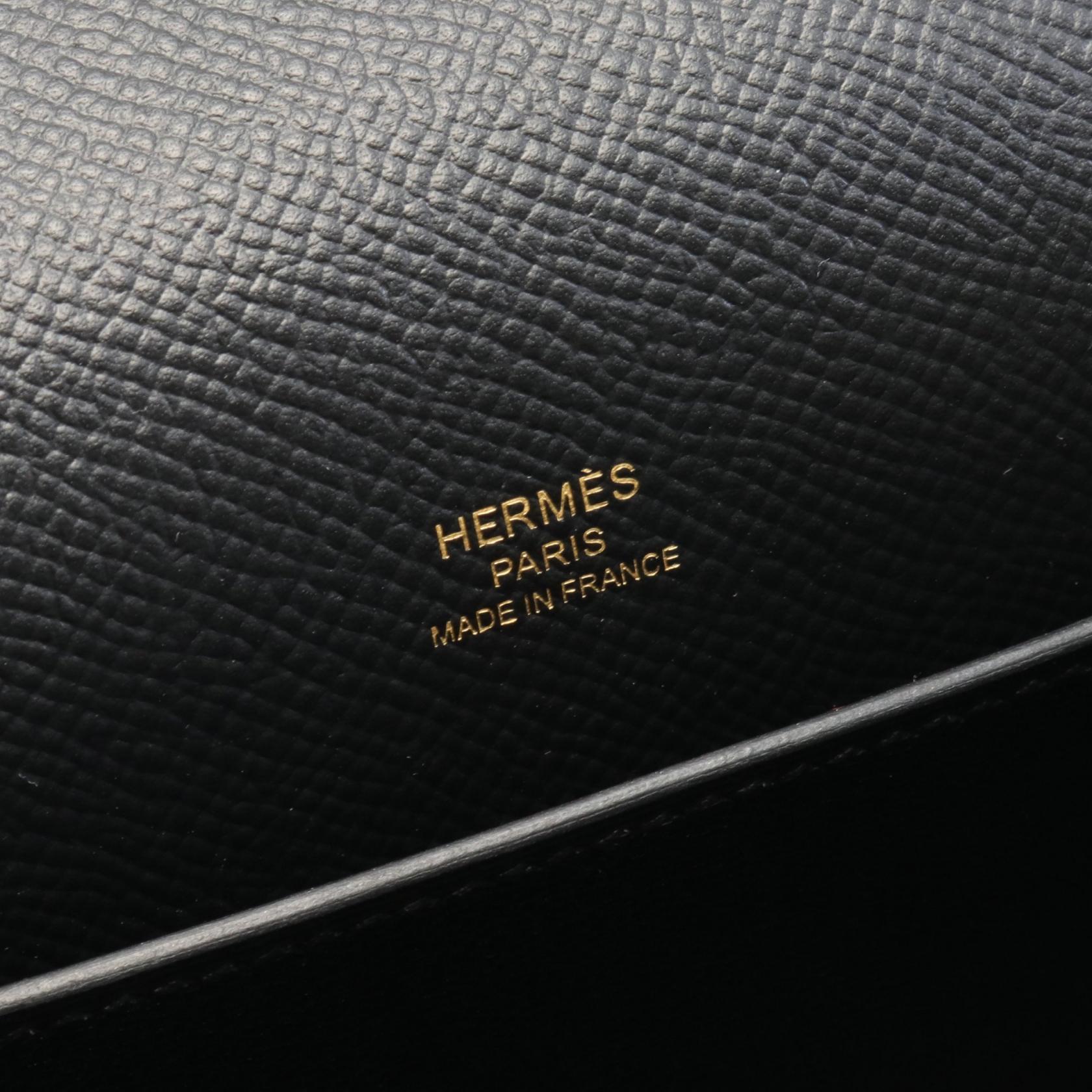 Hermes Octagon Shoulder Bag Black