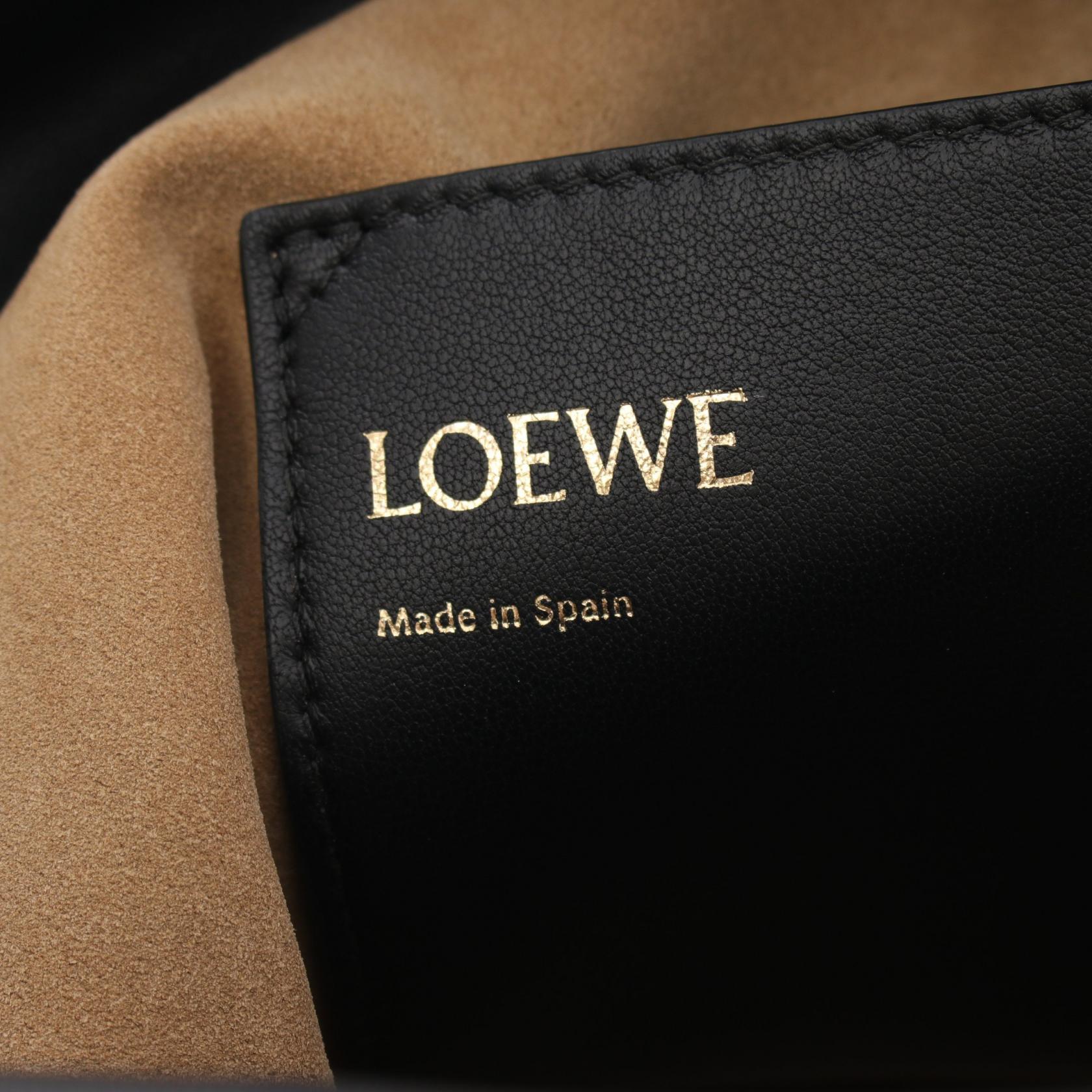 Loewe Flamenco Leather Bucket Shoulder Bag