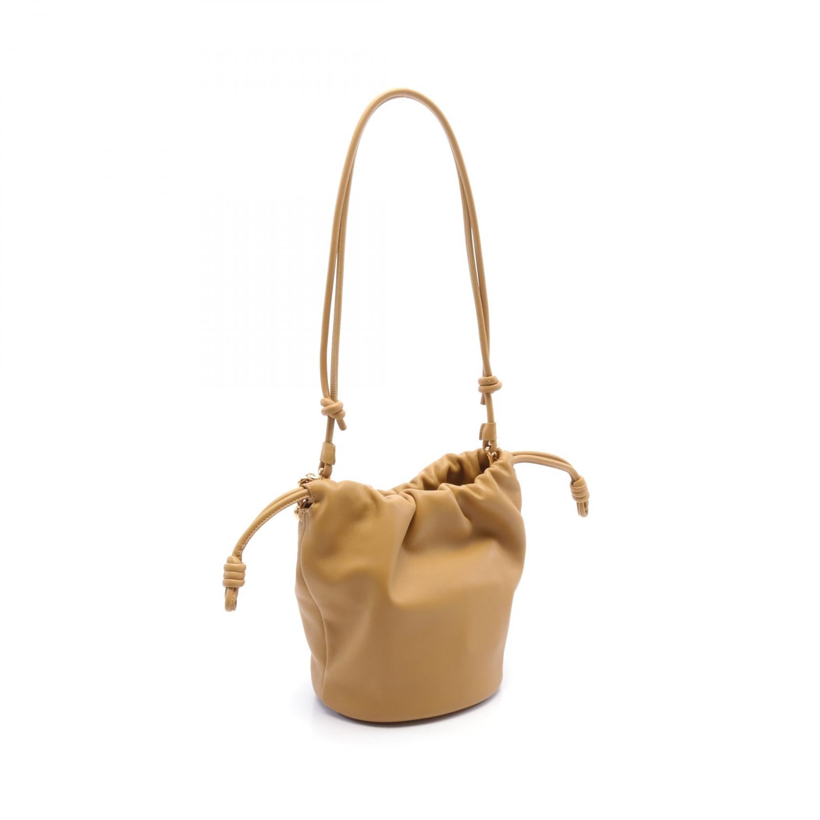 Loewe Flamenco Leather Bucket Shoulder Bag