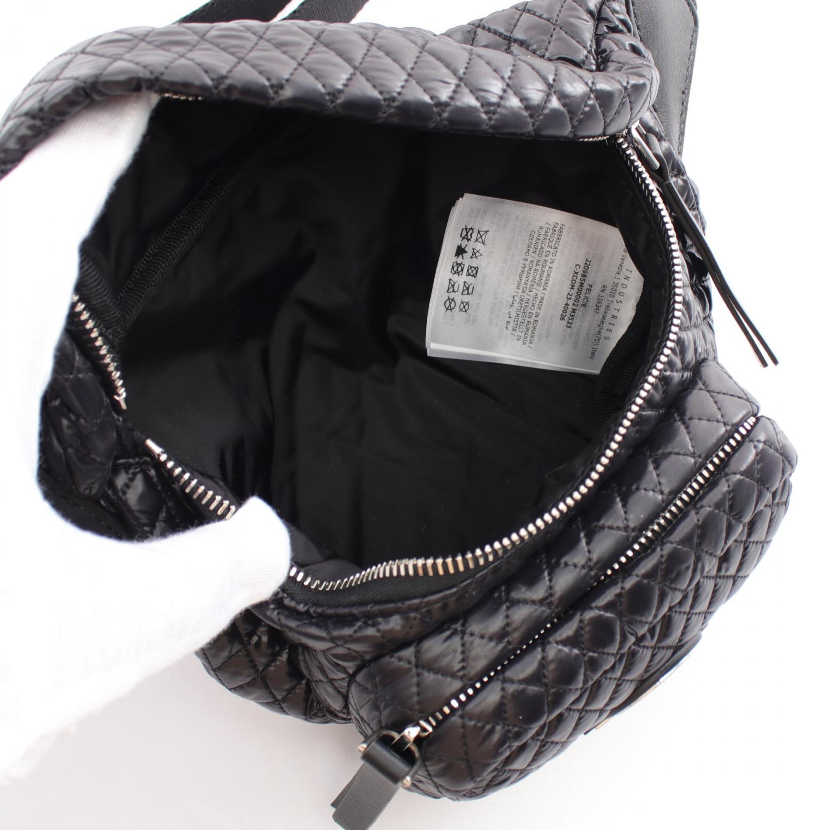 Moncler FELICIE Nylon Waist Bag Black