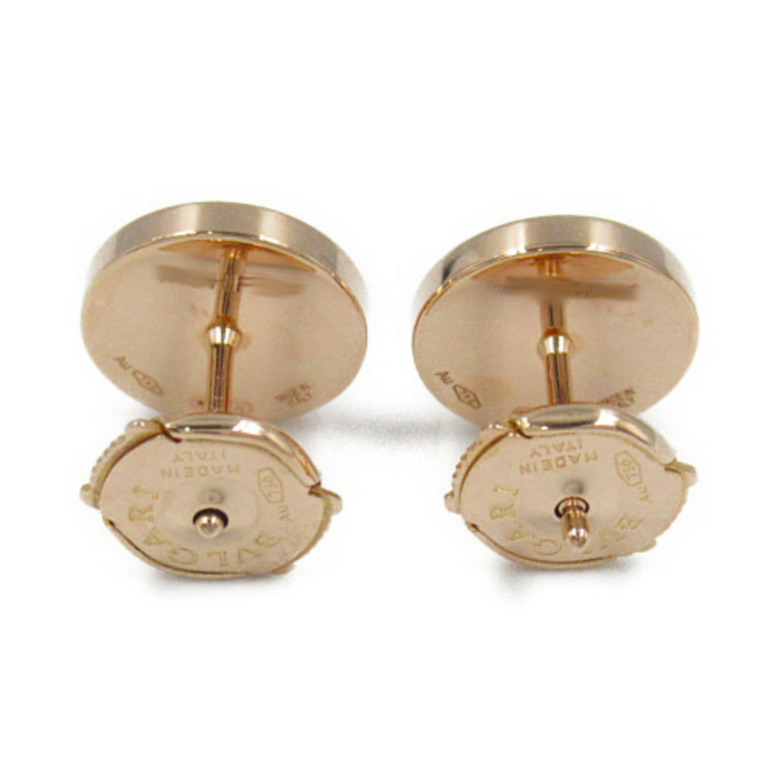 Bvlgari Carnelian K18PG Pink Gold Earrings