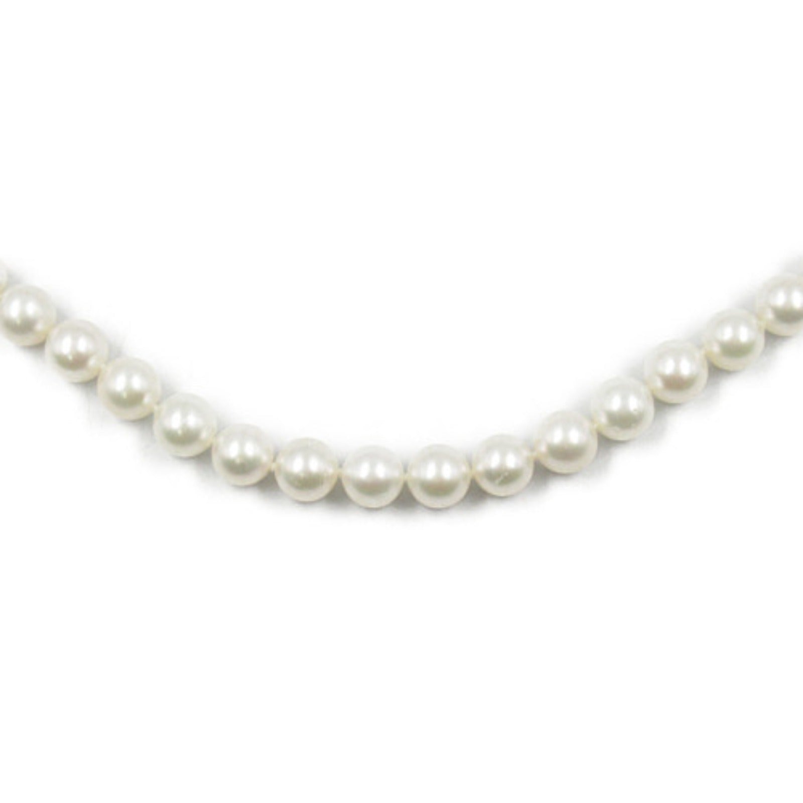 Tasaki Akoya Pearl Long Necklace Silver 925