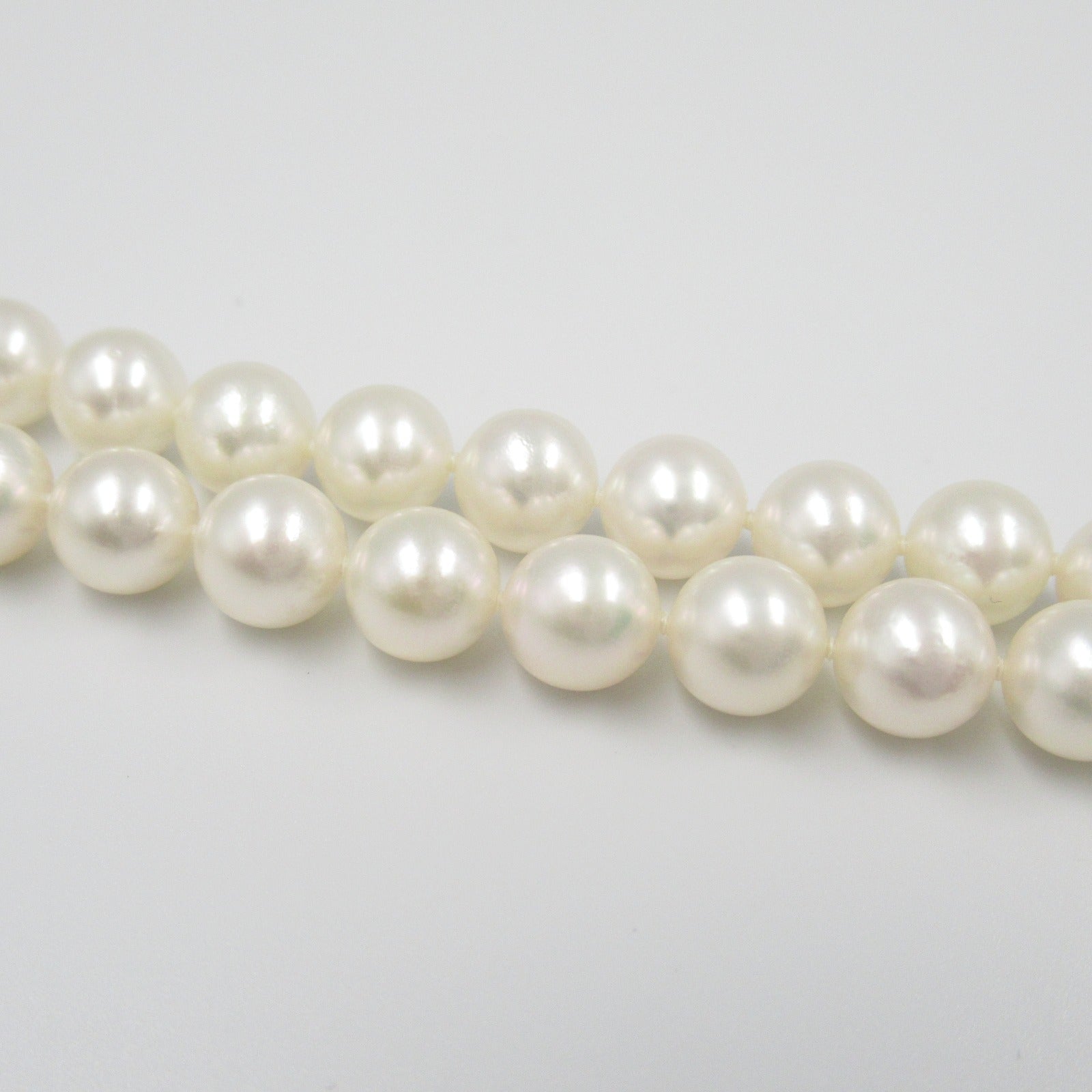 Tasaki Akoya Pearl Long Necklace Silver 925