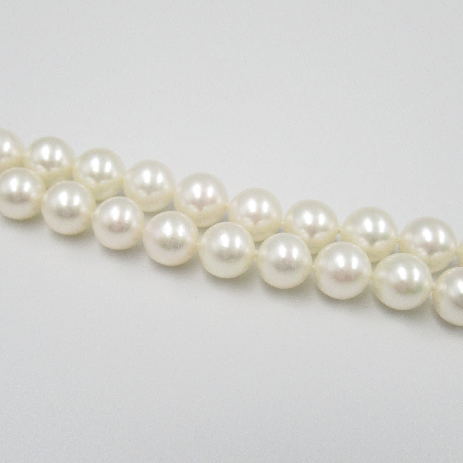 Tasaki Akoya Pearl Long Necklace Silver 925