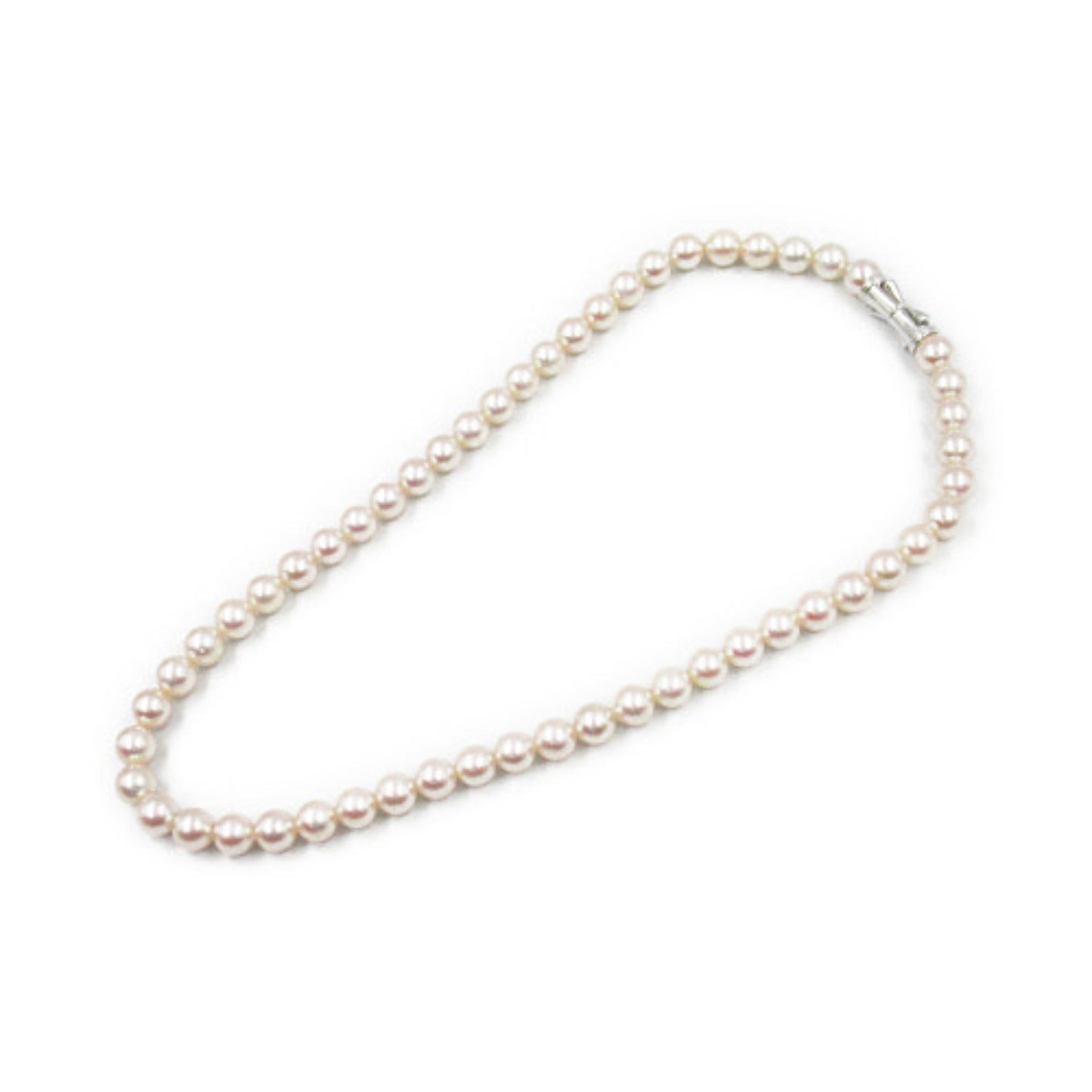 Tasaki Akoya Pearl Necklace Silver 925