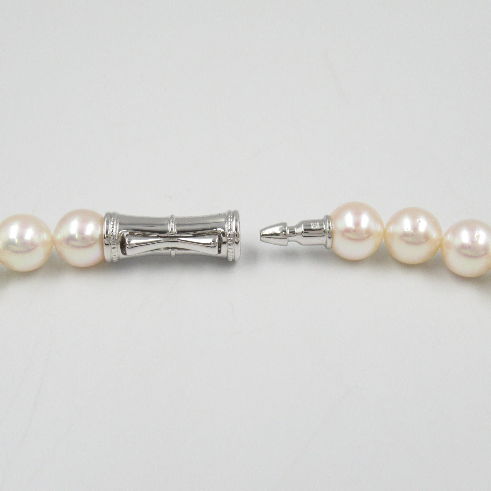 Tasaki Akoya Pearl Necklace Silver 925