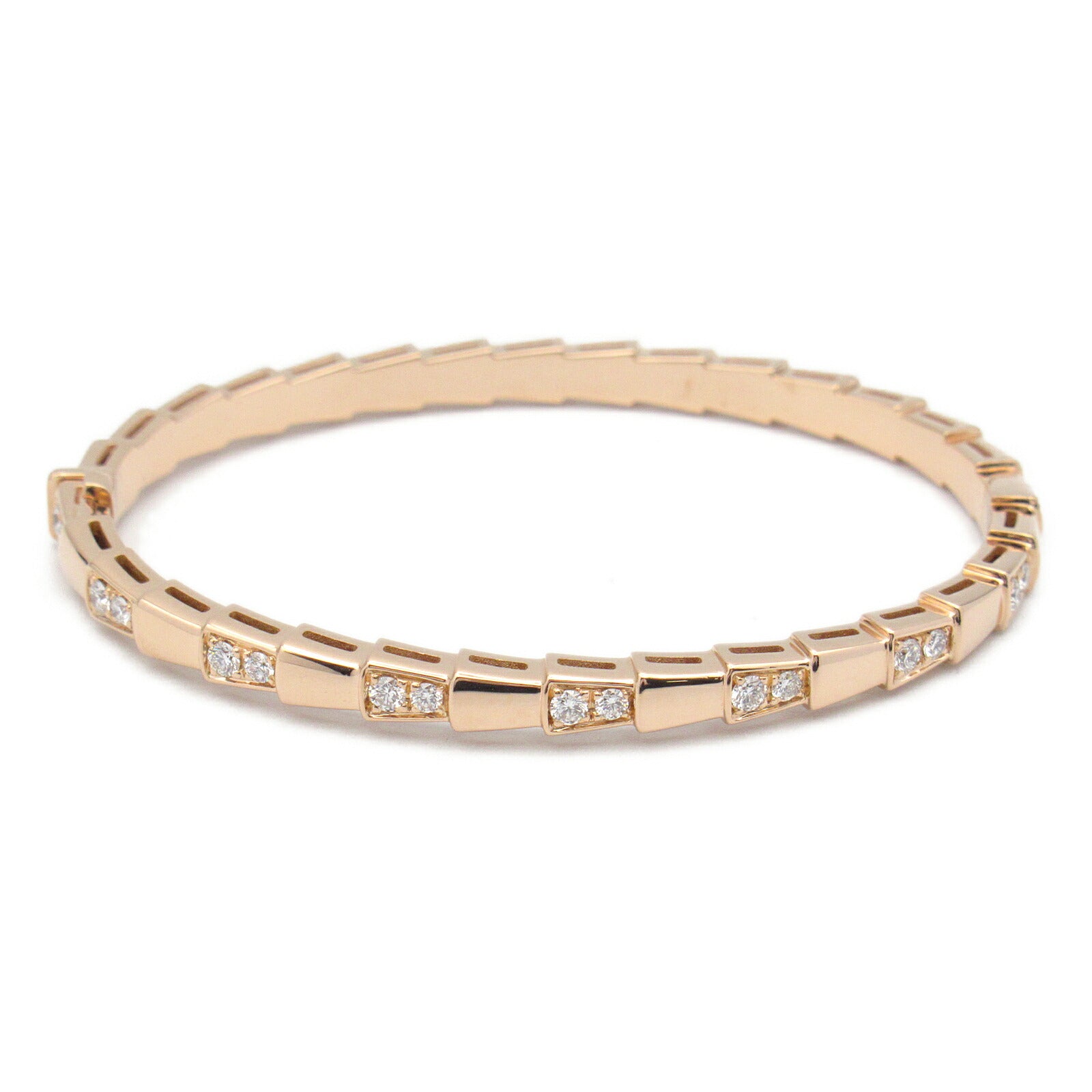 Bvlgari Serpenti Viper Diamond Bracelet K18PG