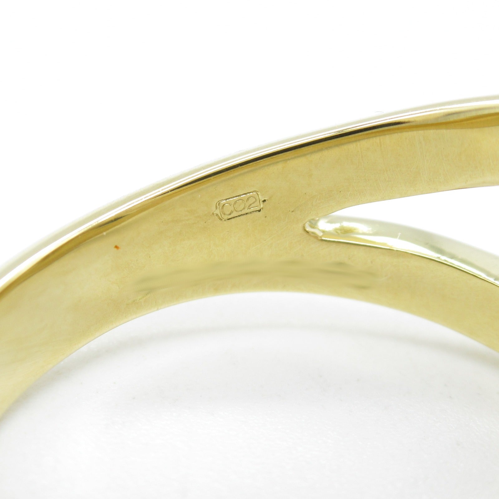 Cartier Vintage Diamond Ring K18 Yellow Gold