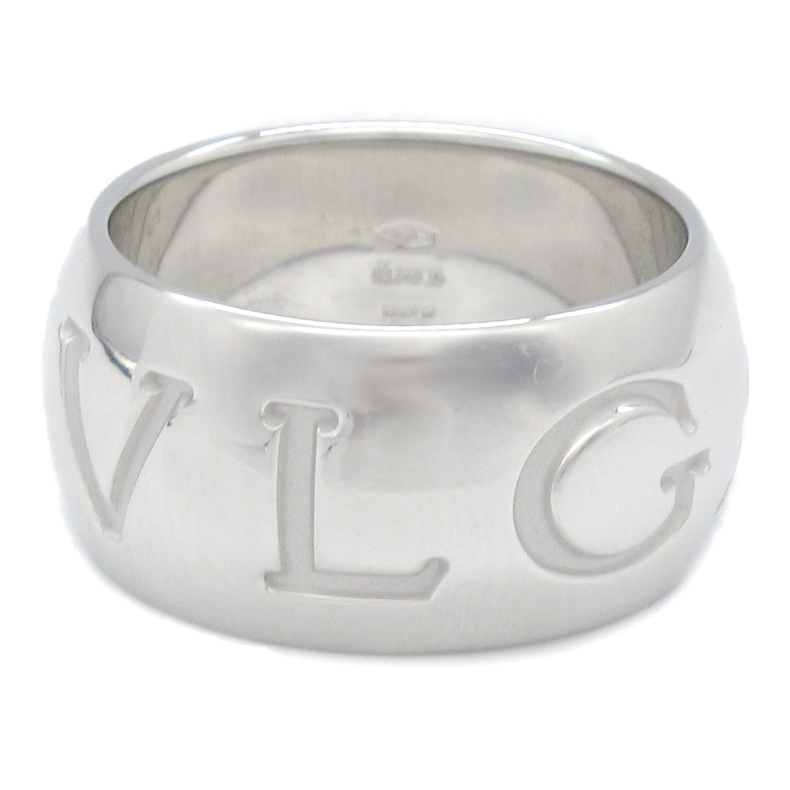 Bvlgari Monologo Ring K18WG White Gold