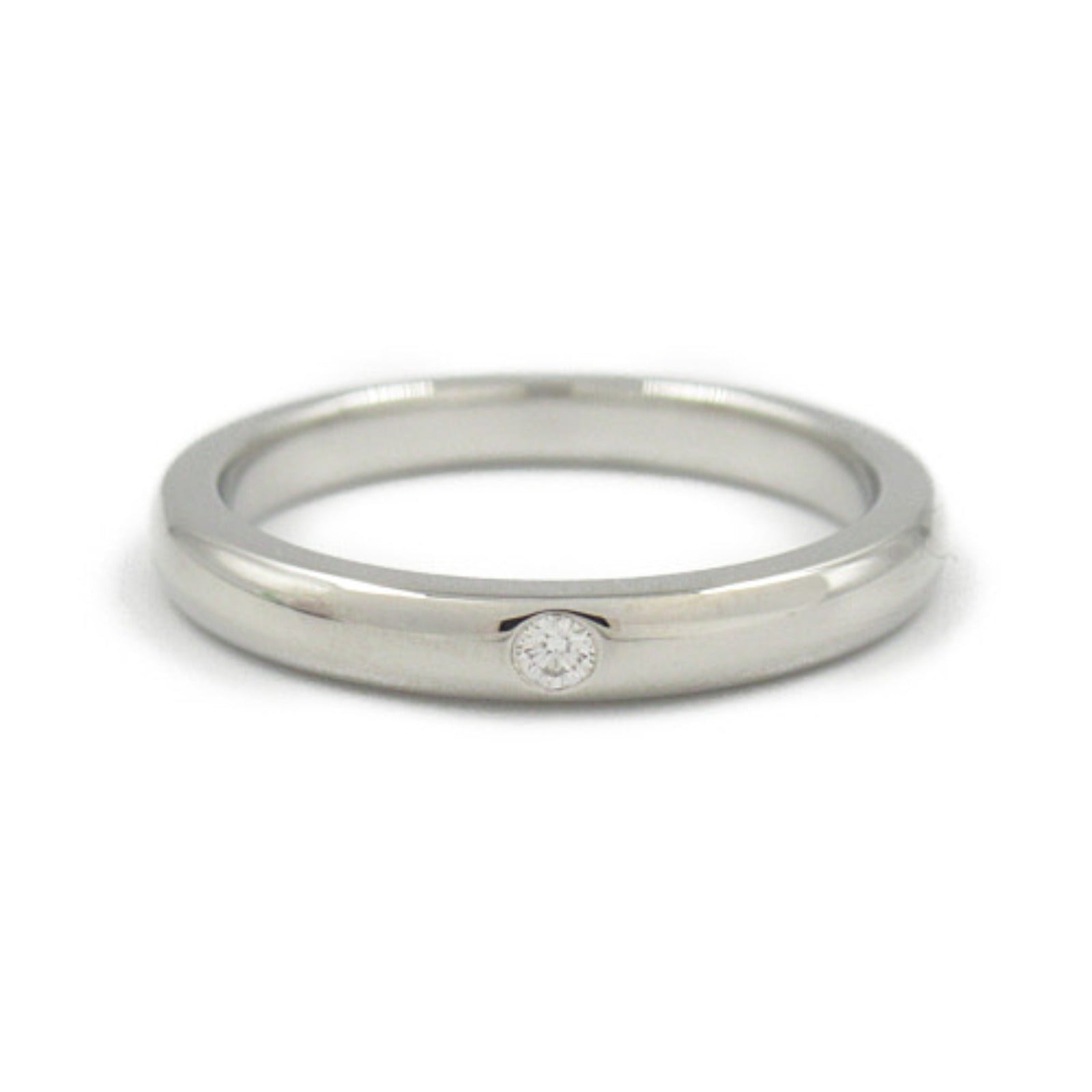 Tiffany & Co Platinum Diamond Stacking Ring