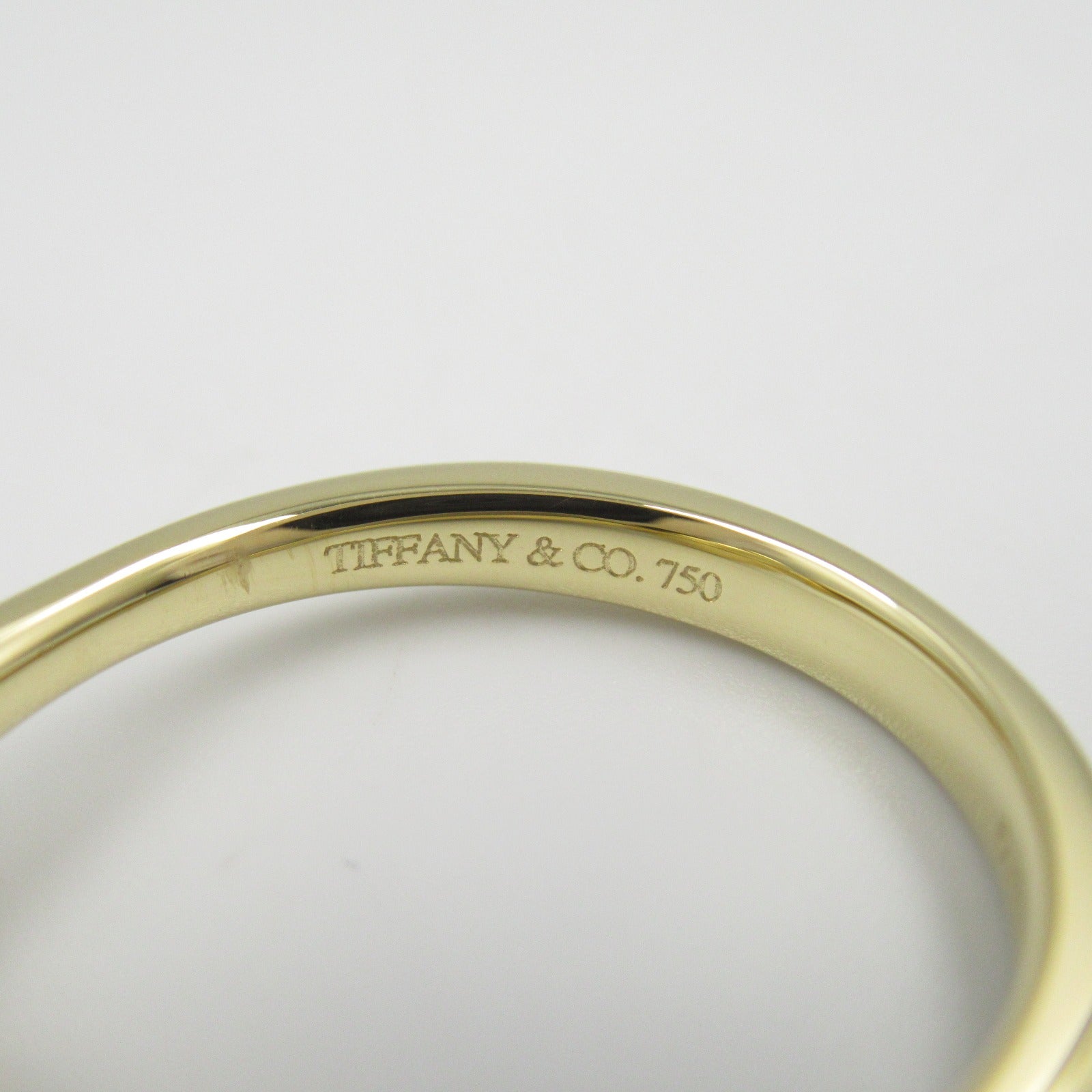 Tiffany & Co K18 Yellow Gold Bean Ring