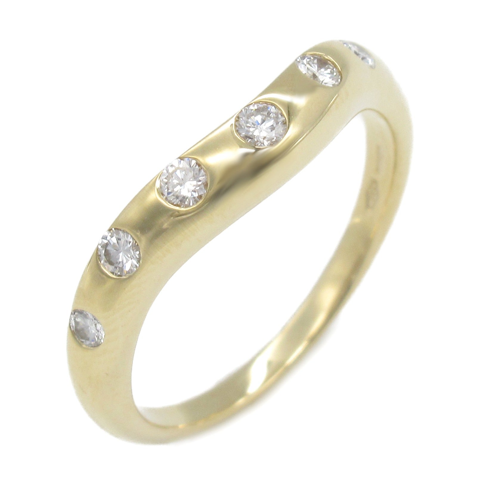 Bvlgari K18 Yellow Gold Diamond Ring