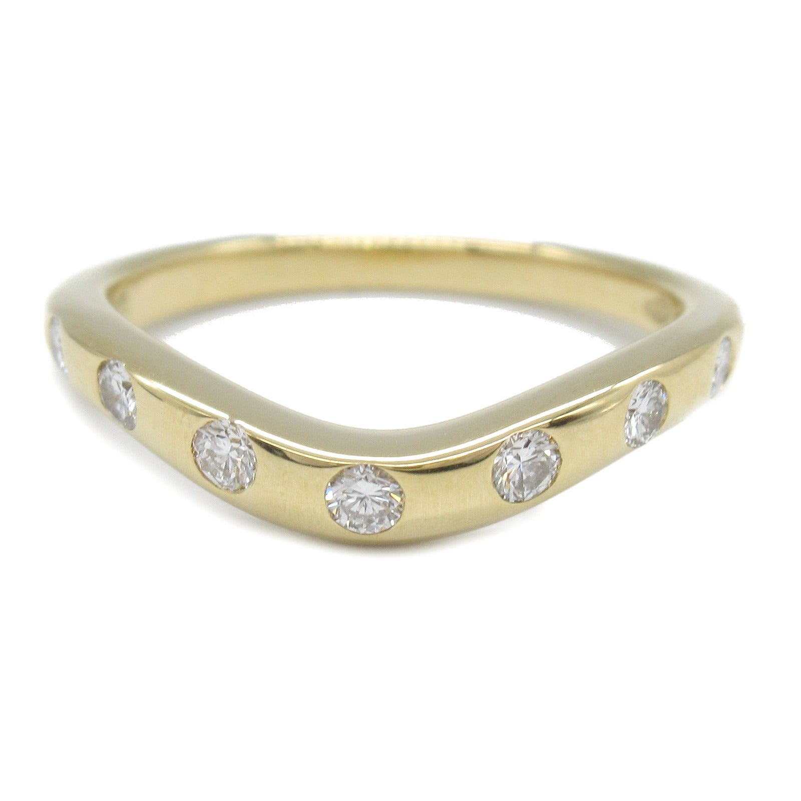 Bvlgari K18 Yellow Gold Diamond Ring