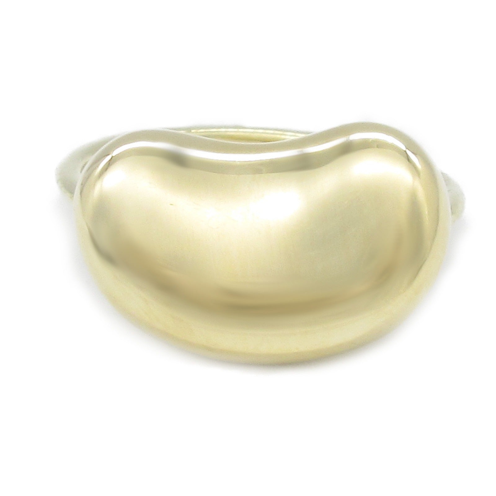 Tiffany & Co K18 Yellow Gold Bean Ring