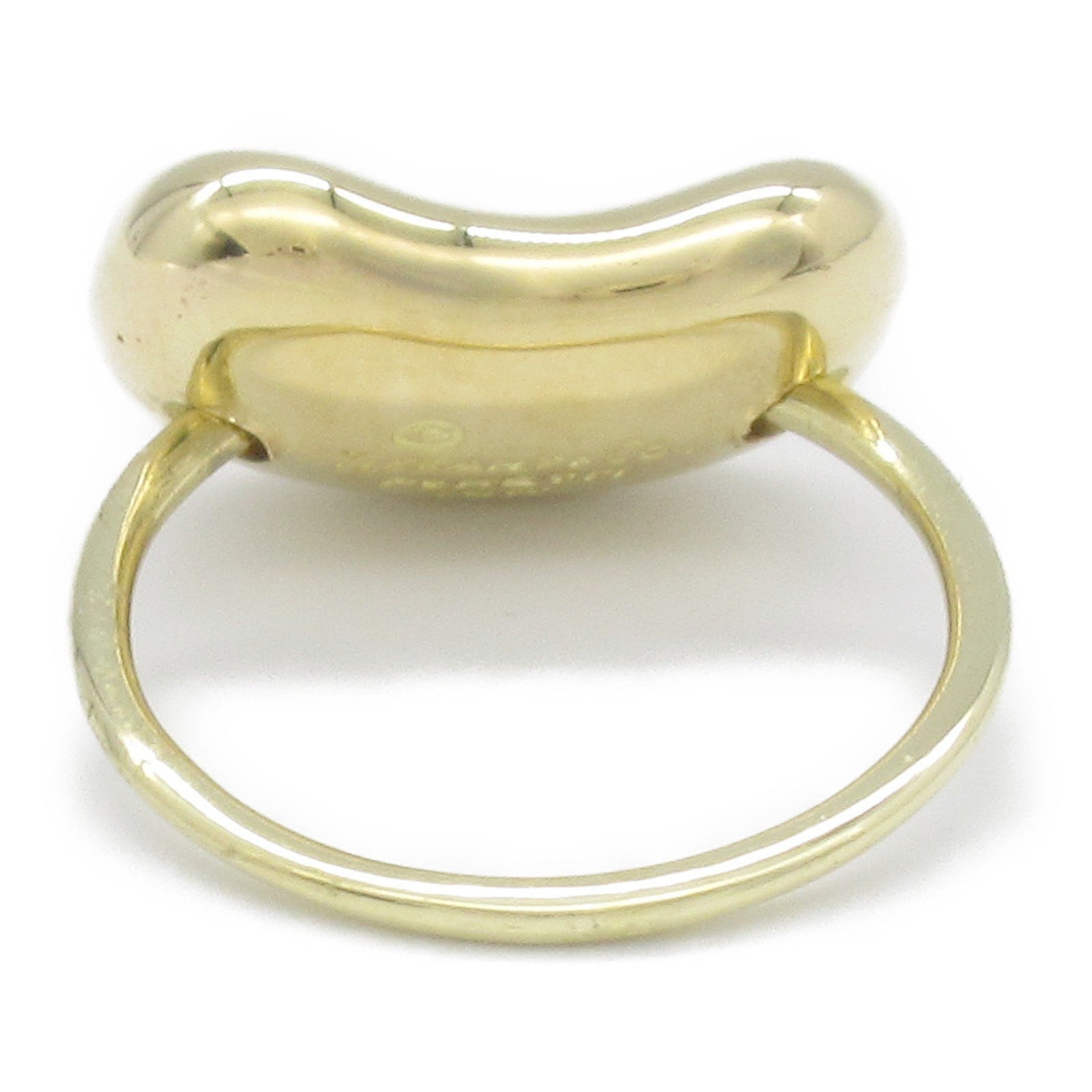 Tiffany & Co K18 Yellow Gold Bean Ring