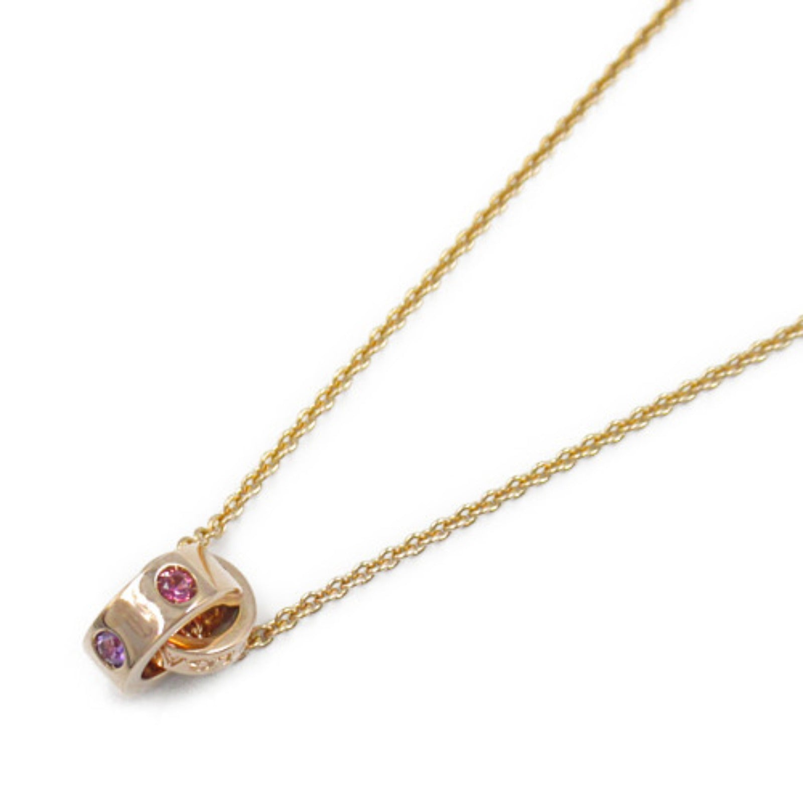 Bvlgari Roman Sorbet Pink Tourmaline Amethyst Necklace