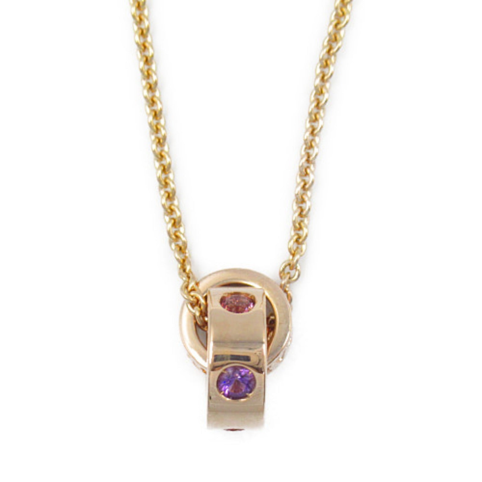 Bvlgari Roman Sorbet Pink Tourmaline Amethyst Necklace