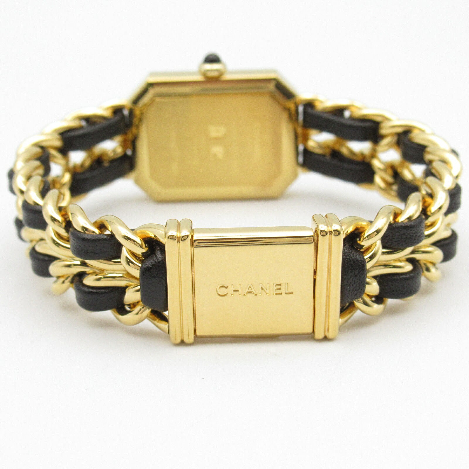 Chanel Premiere M Watch Gold Plated Leather