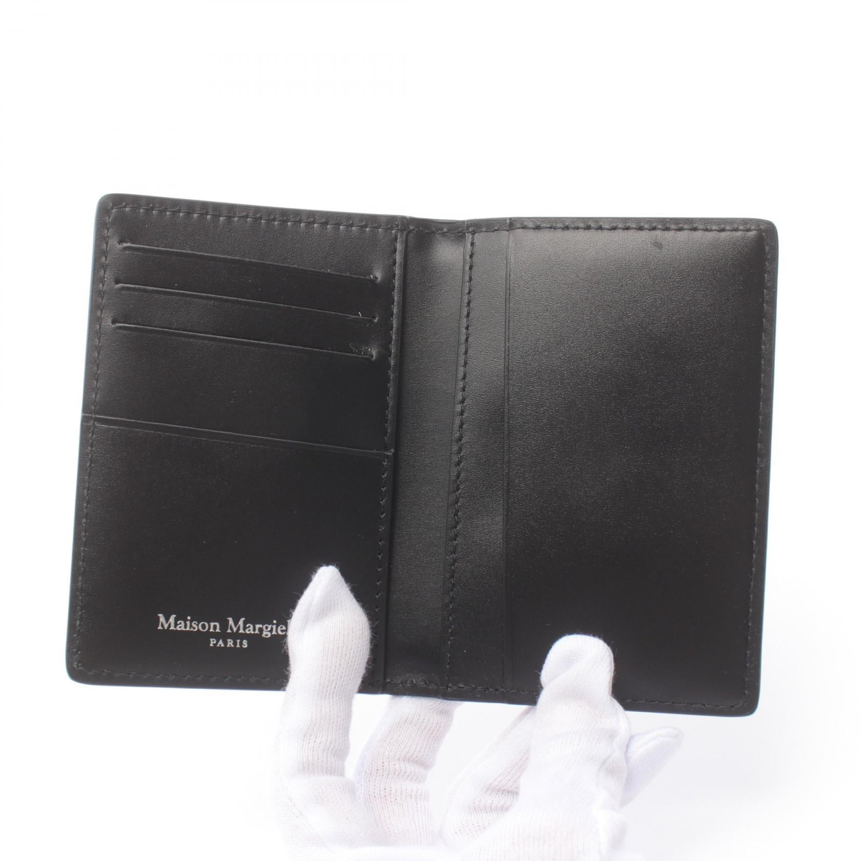 Maison Margiela Leather Card Case Black