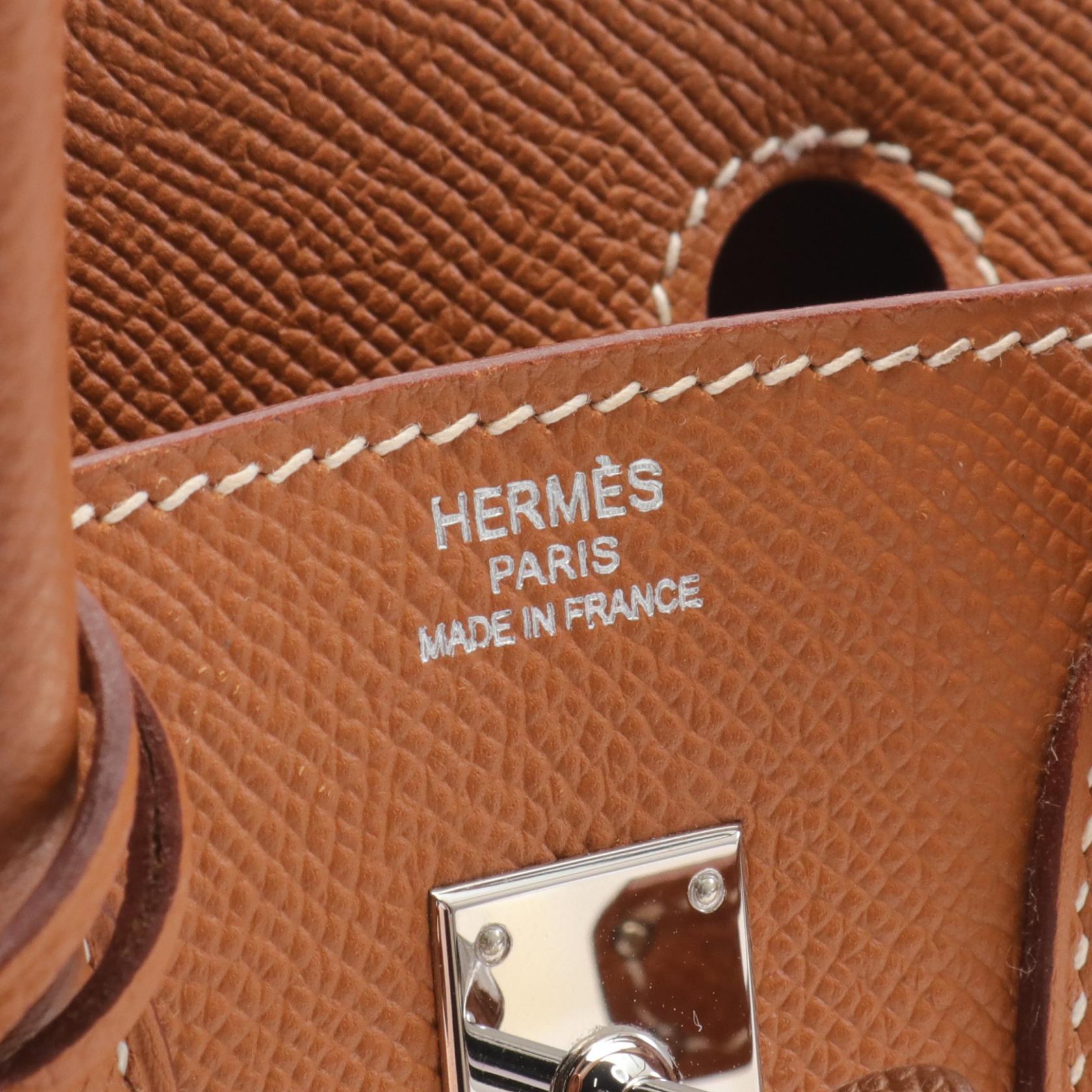 Hermes Birkin 25 Handbag Brown