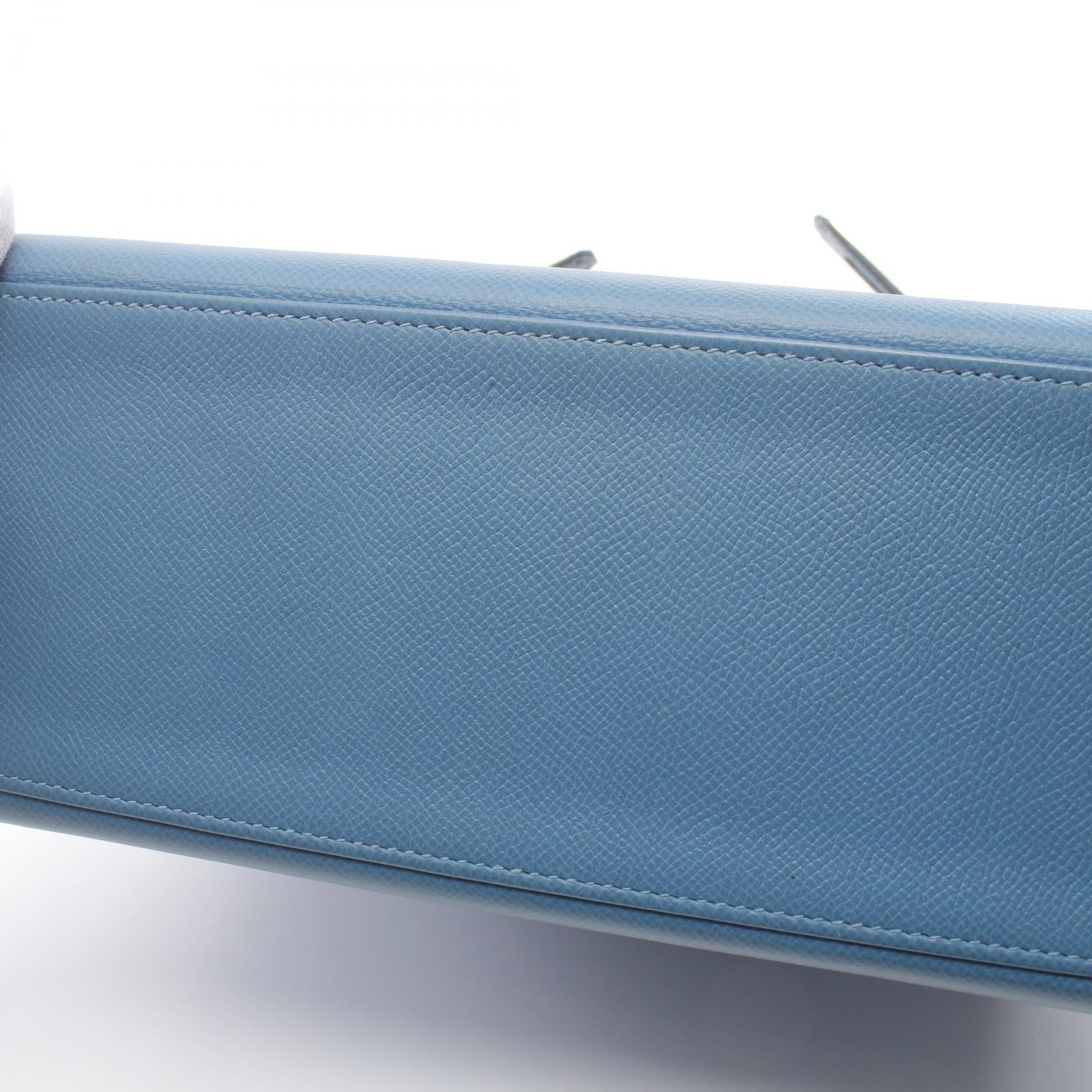 Hermes Kelly 28 Handbag Blue