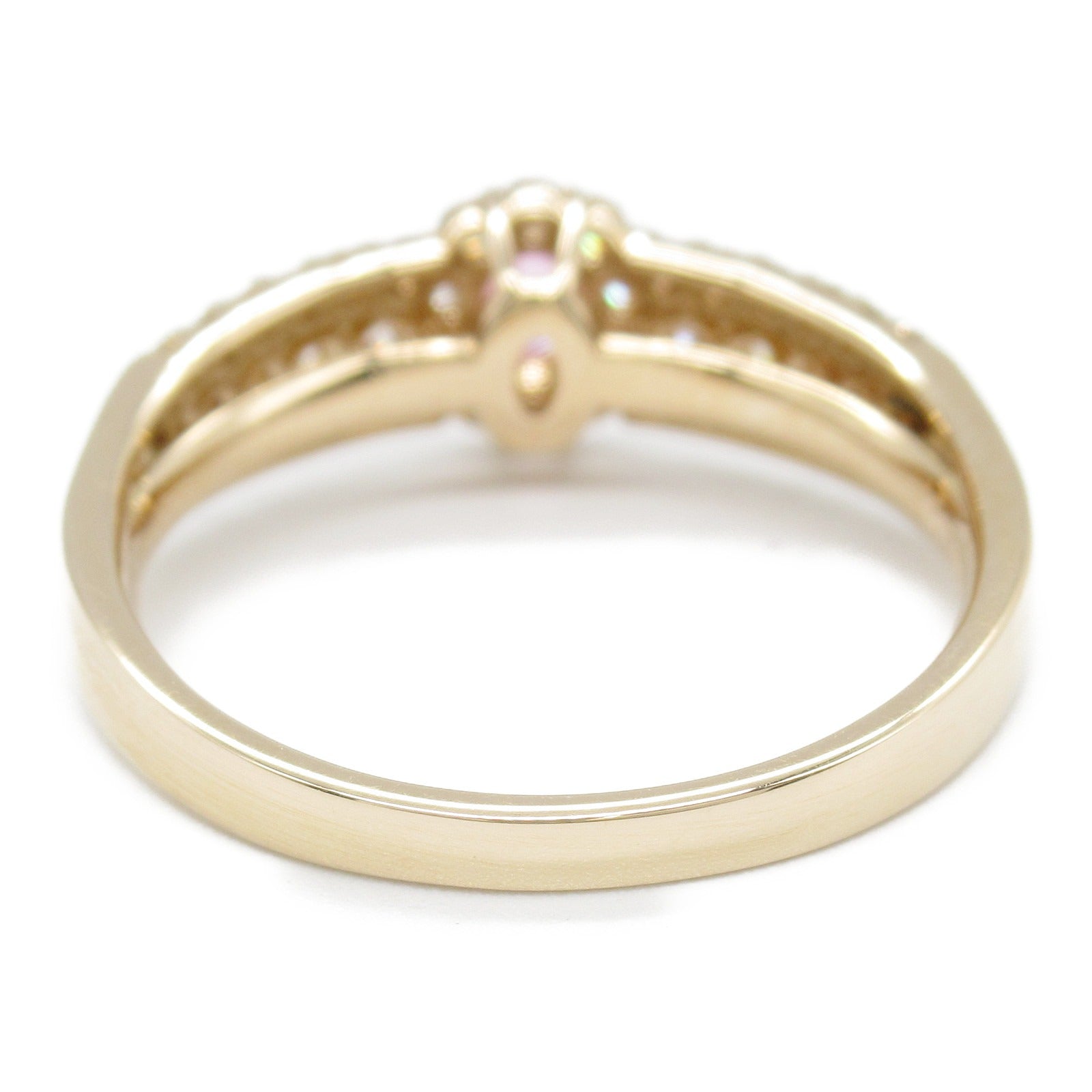 K18PG Pink Gold Diamond Ring Jewelry