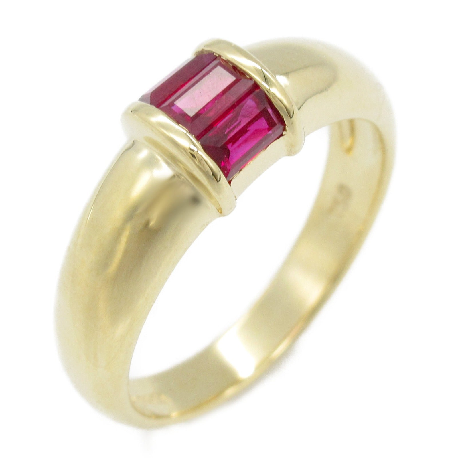 Tiffany & Co Ruby Stacking Ring K18 Yellow Gold