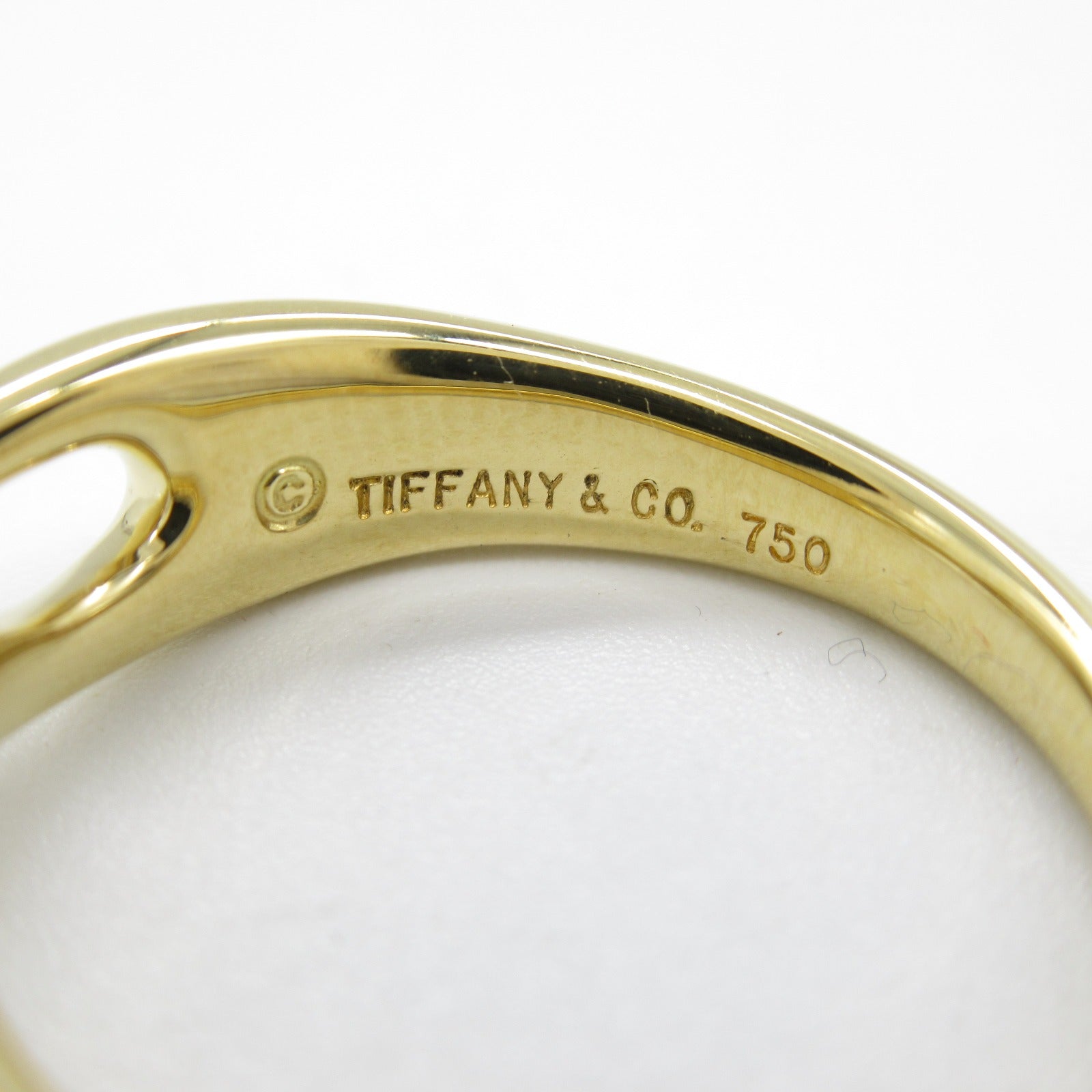 Tiffany & Co Figure 8 Ring K18 Yellow Gold