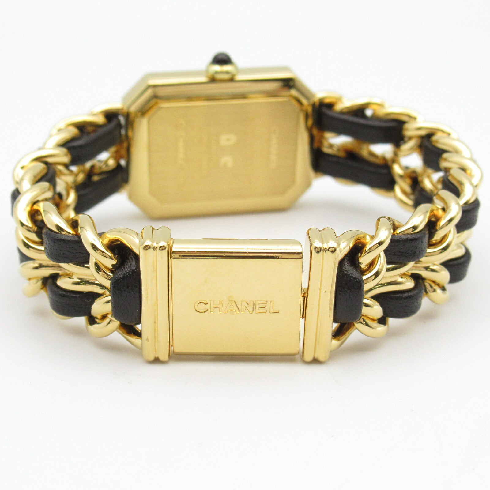 Chanel Premiere S Watch Gold Plated Leather