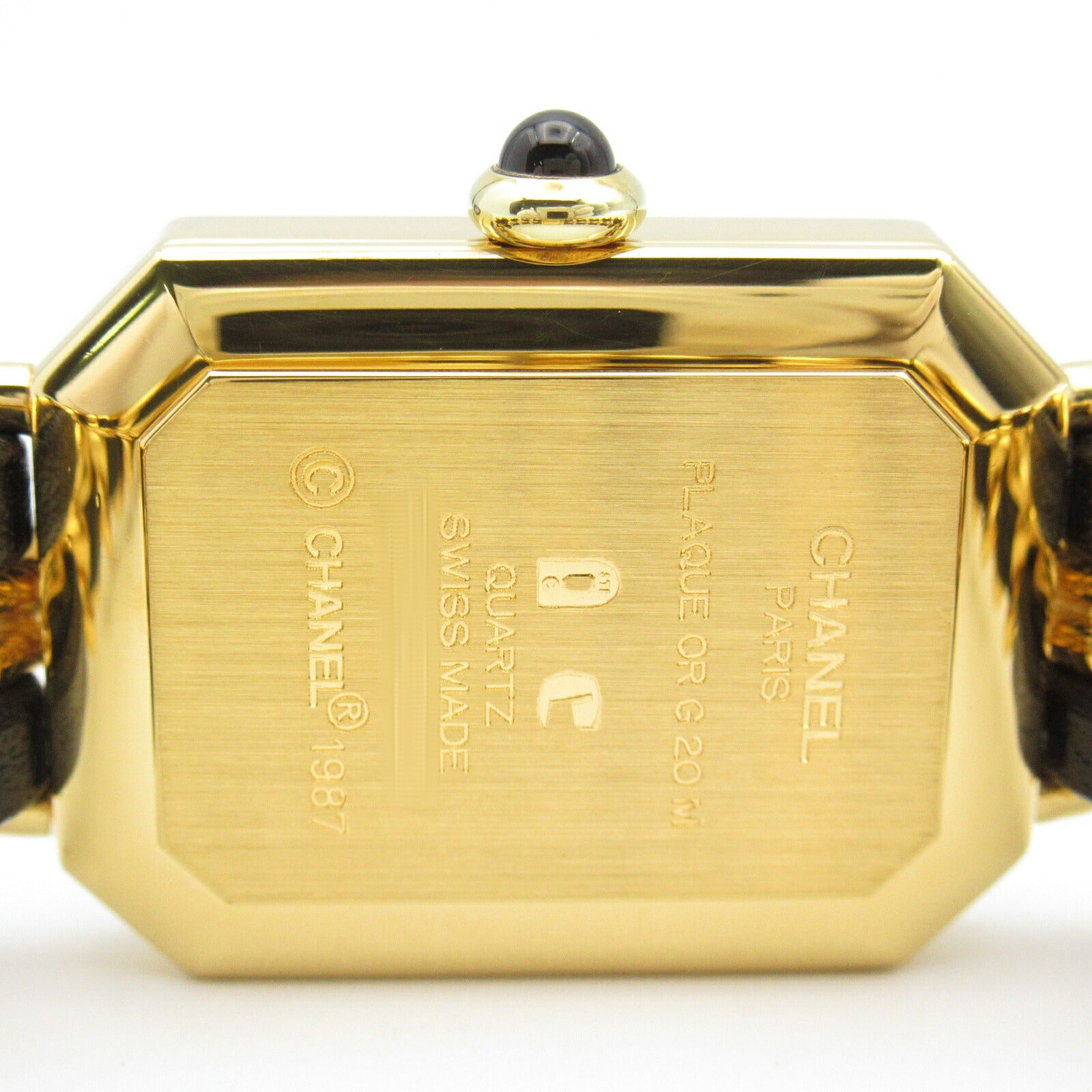 Chanel Premiere S Watch Gold Plated Leather