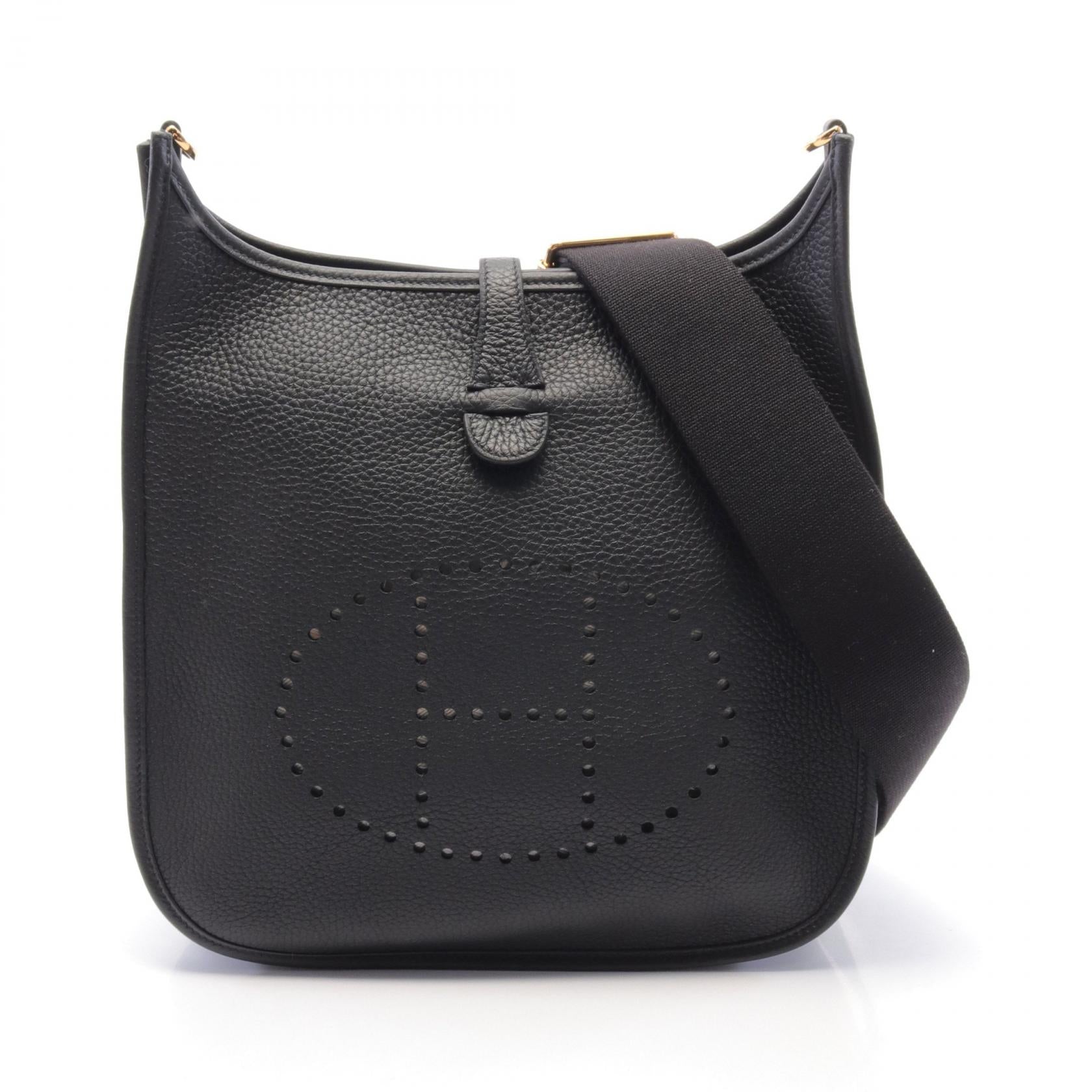 Hermes Evelyne III PM Shoulder Bag Black